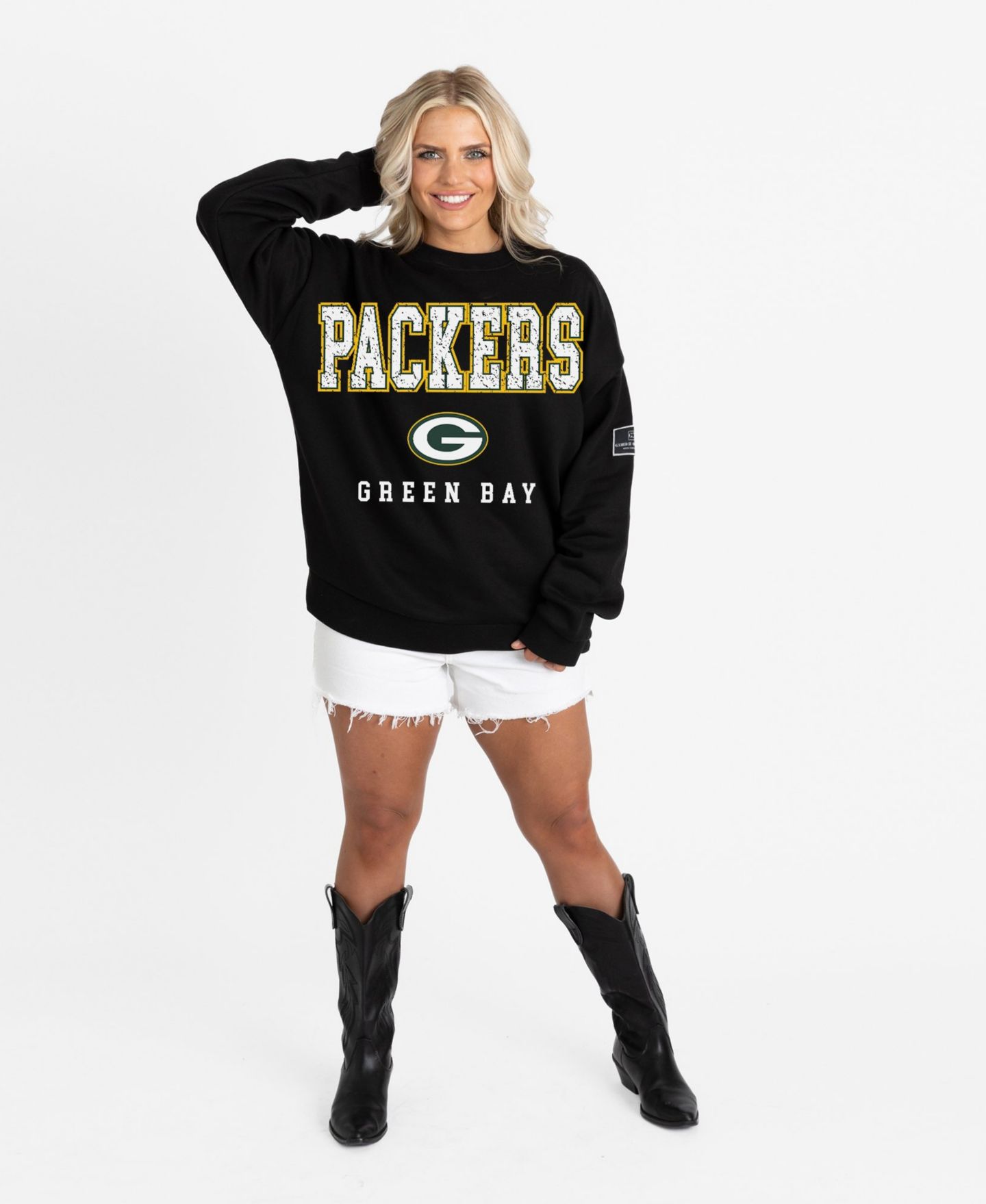 Женская толстовка Gameday Couture Green Bay Packers Oversized Fleece — фото 3