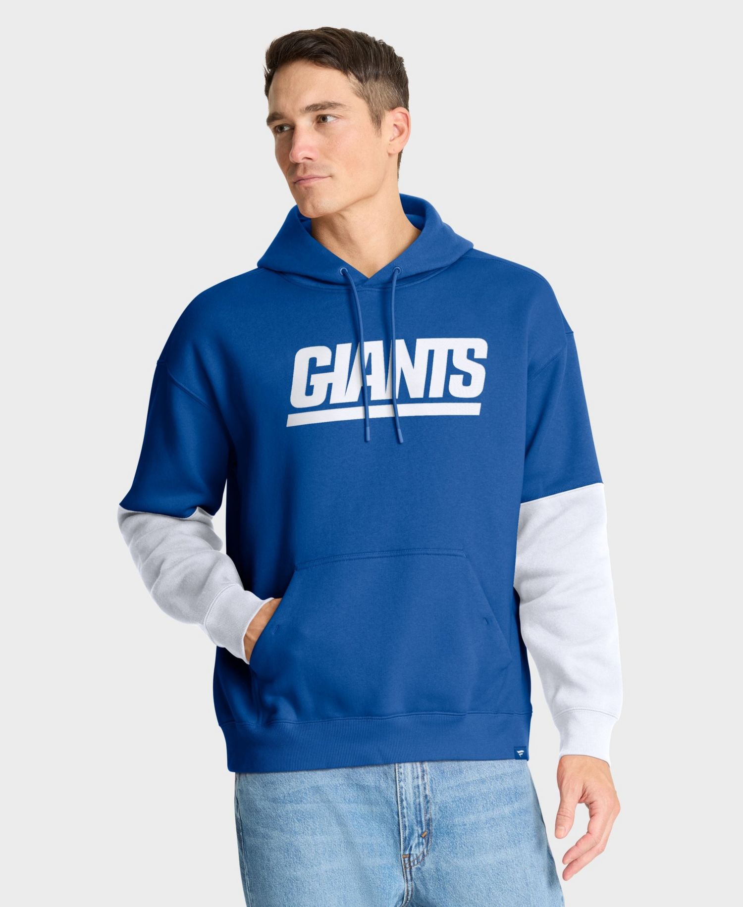 Men's New York Giants Relaxed-Fit Fleece Pullover Hoodie
