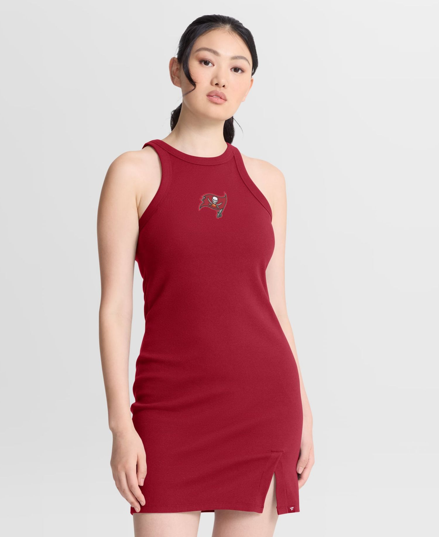 Women's Push Beyond Tri-Blend Ribbed Slim-Fit Sleeveless Dress