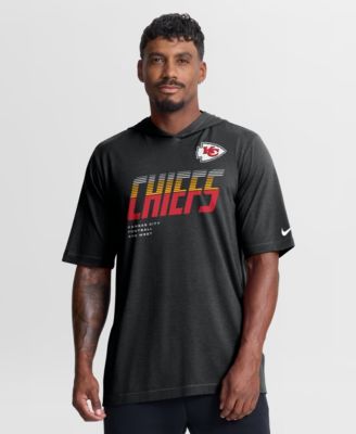 Men's Kansas City Chiefs Short-Sleeve Tri-Blend Hoodie