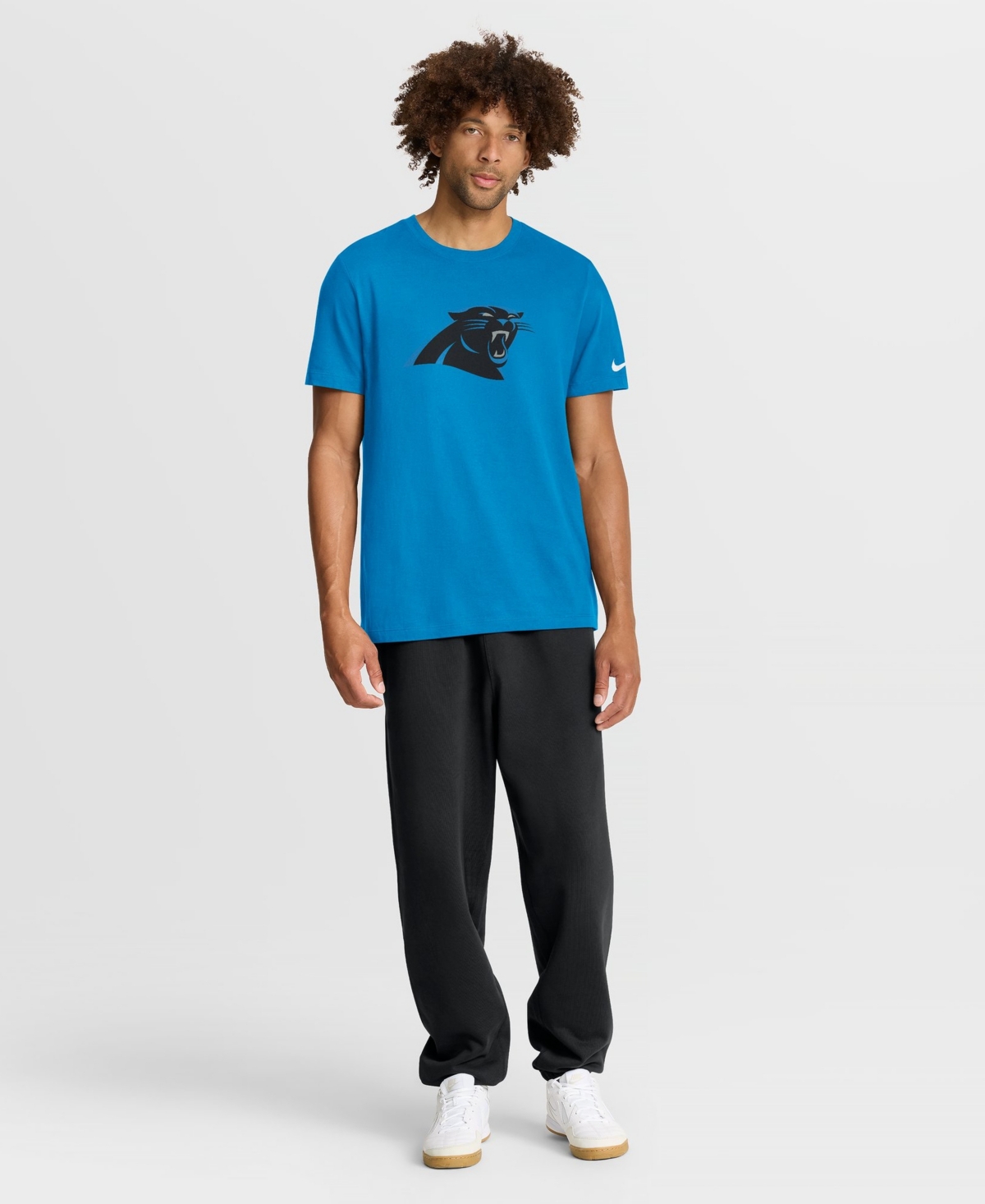 Nike Men's Carolina Panthers Essential Crewneck T-Shirt