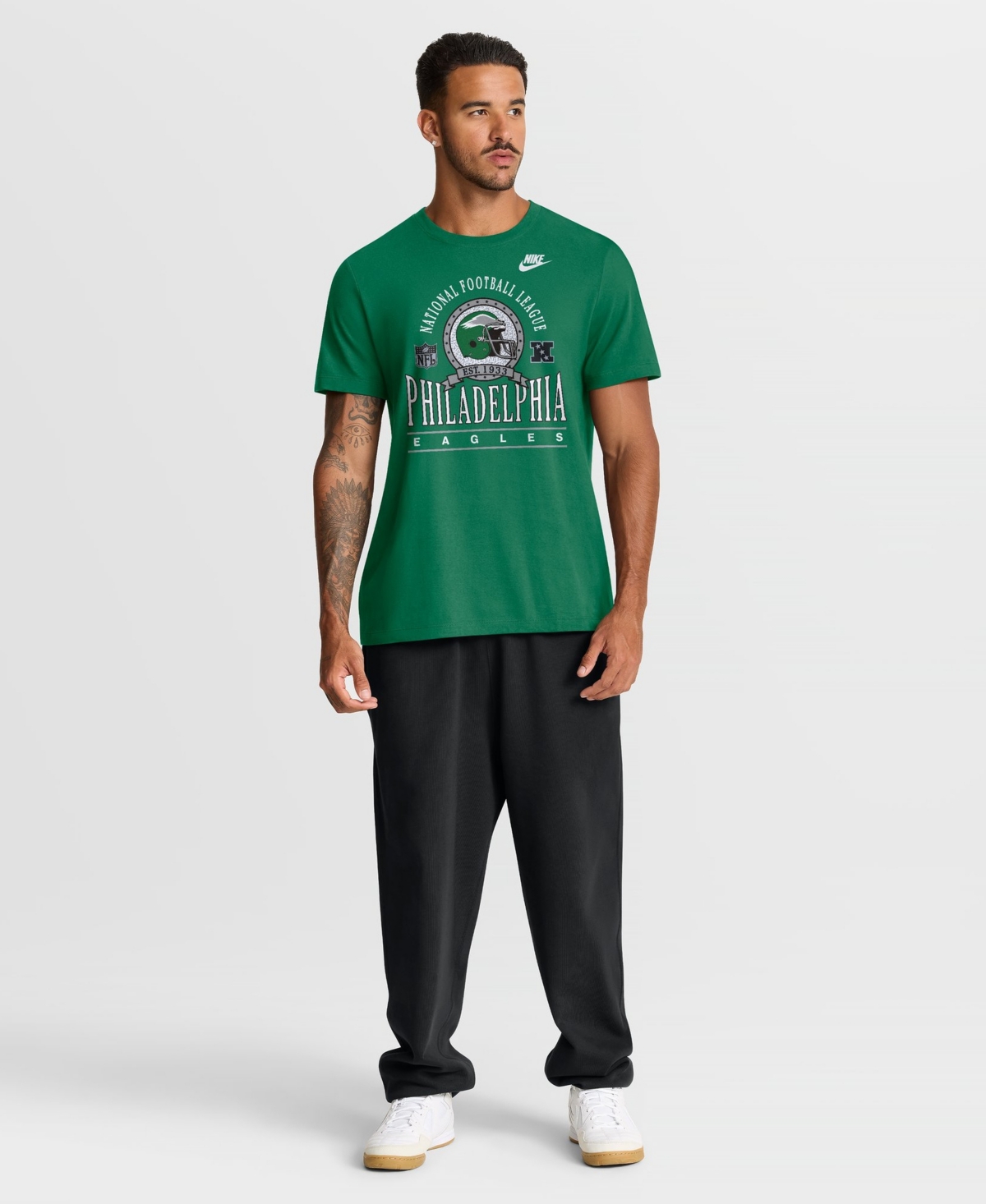 Nike Men's Philadelphia Eagles Rewind Essential Retro Graphic T-Shirt