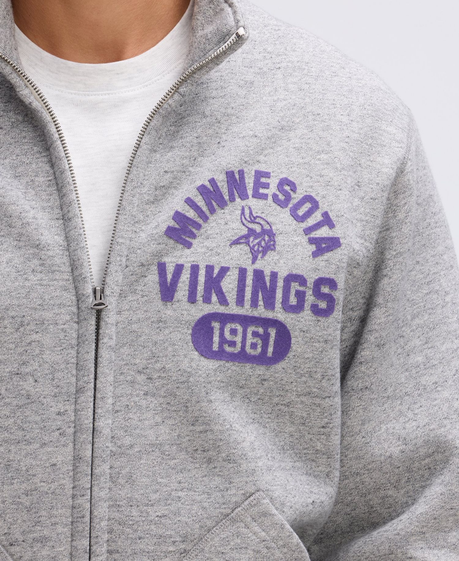 Men's Minnesota Vikings IconicFleece Full-Zip Jacket