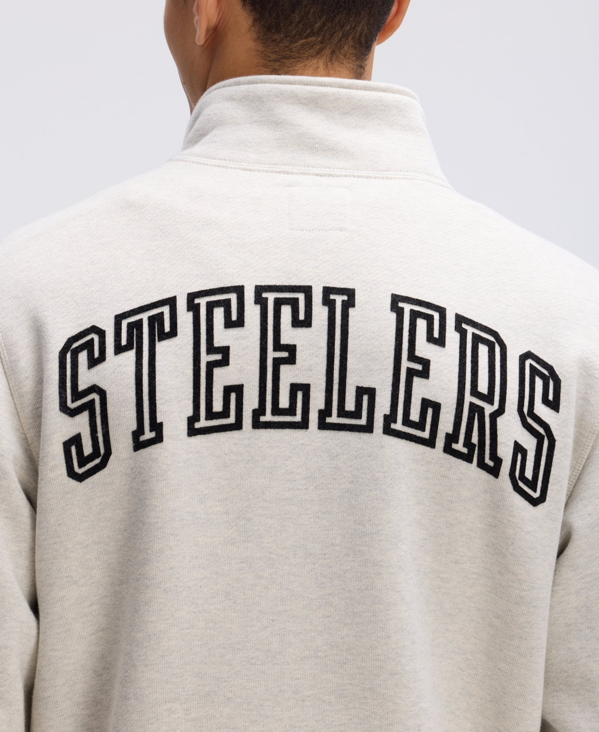 Fanatics Men's Pittsburgh Steelers IconicFleece Full-Zip Classic-Fit Mock-Collar Jacket