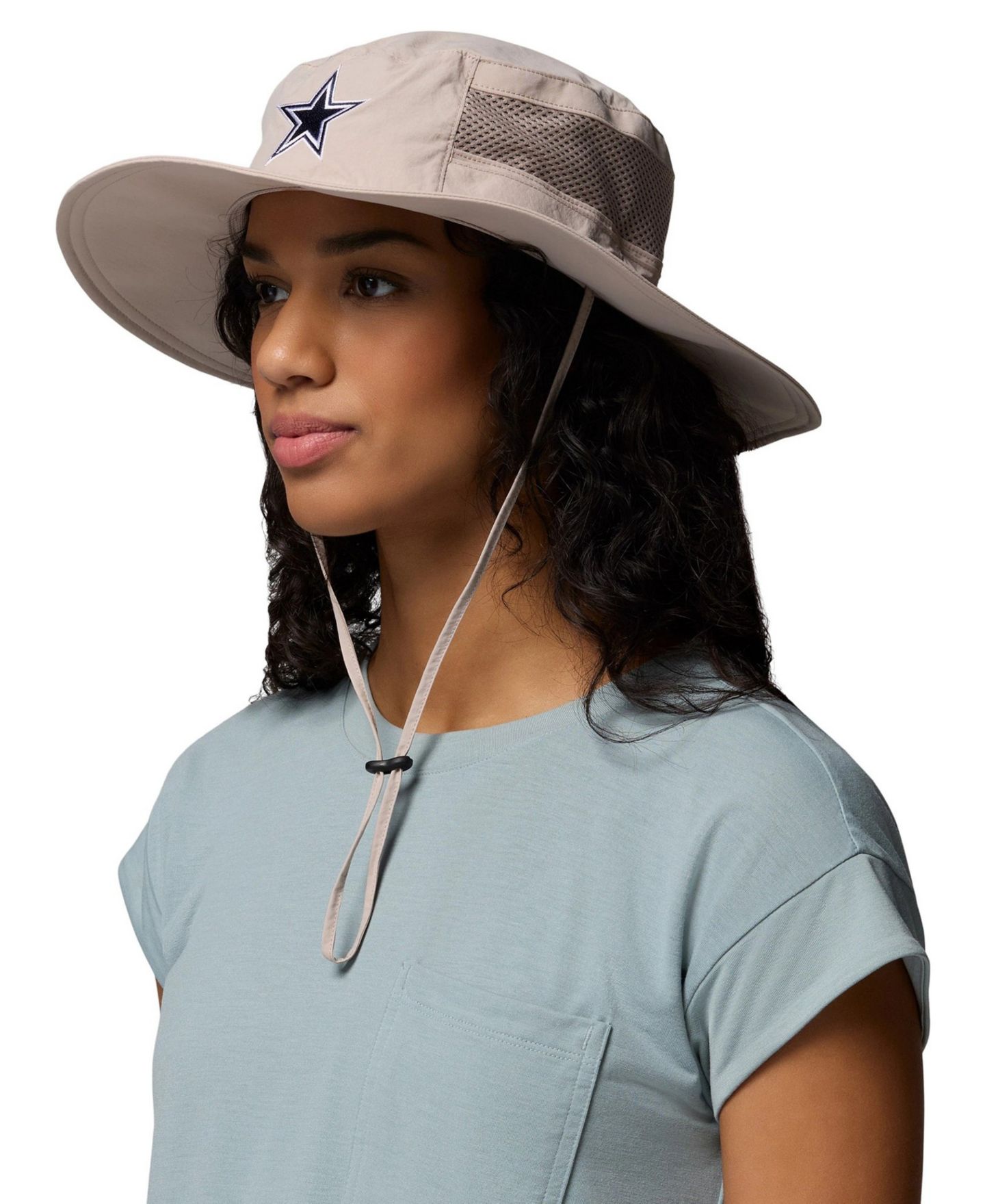 Мужской головной убор Columbia Tan Dallas Cowboys Bora Bora III Omni-Shade Booney Hat — фото 2