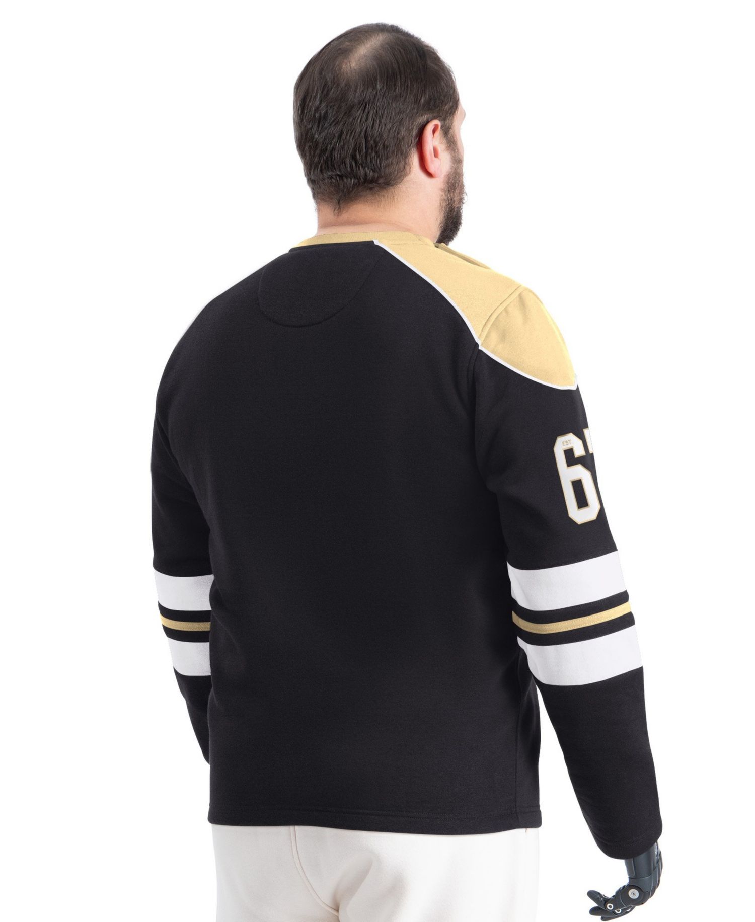 Men's New Orleans Saints Adaptive Lord Stanley Crewneck Sweatshirt