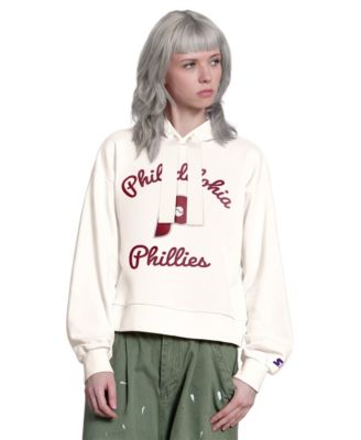 Women's Baseline Philadelphia Phillies French-Terry Oversized Hoodie Sweatshirt