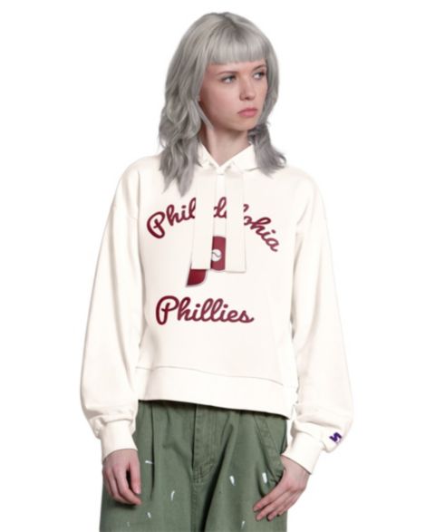 Женское худи Starter Baseline Philadelphia Phillies French-Terry Oversized Sweatshirt