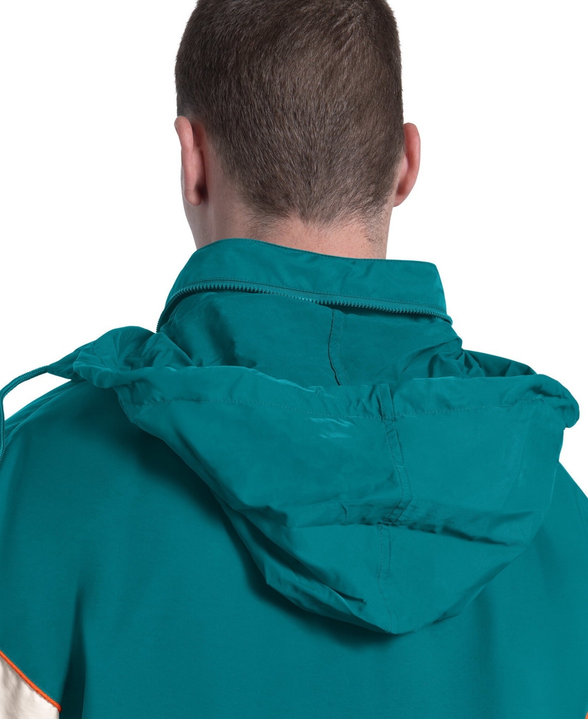 Starter Men's Miami Dolphins The Gust Full-Zip Water-Resistant Hoodie
