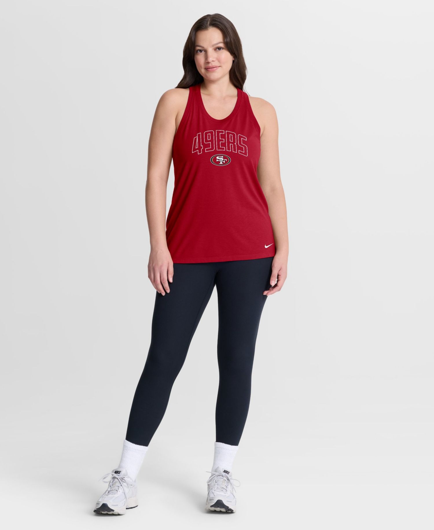 Women's San Francisco 49ers Primetime Scoop Neck Tri-Blend Tank Top