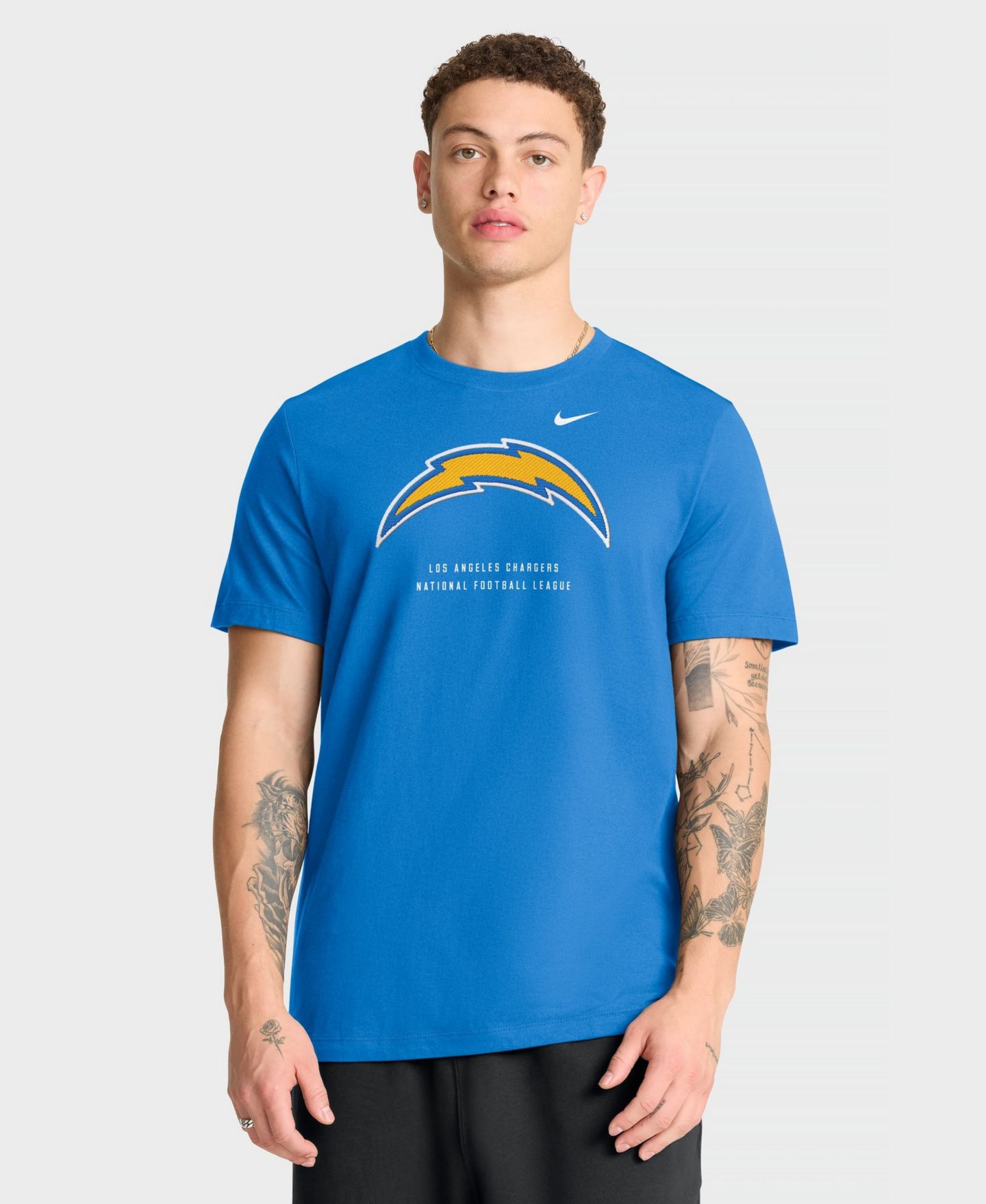 Мужская футболка Nike Los Angeles Chargers Crewneck Short-Sleeve — фото 1