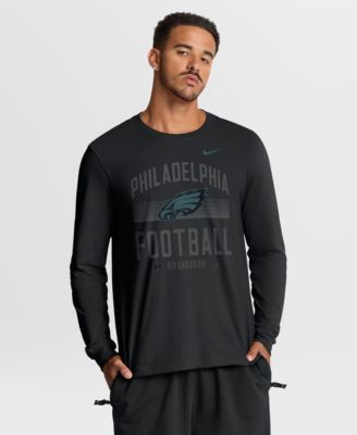 Men's Philadelphia Eagles Long-Sleeve Screen-Print Graphics T-Shirt