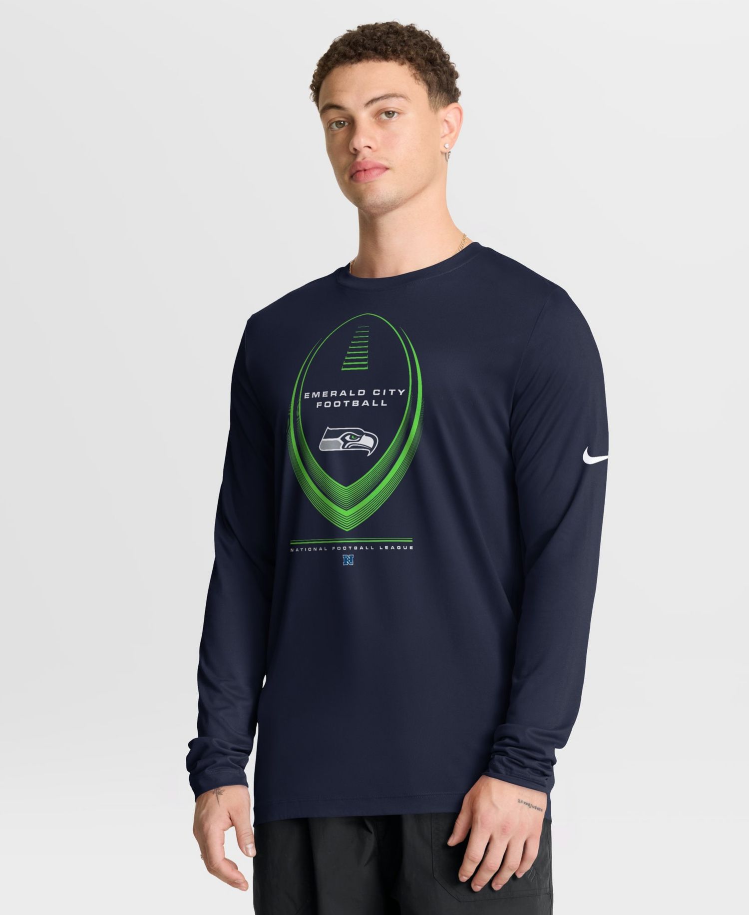 Men's Seattle Seahawks Legend Icon Long Sleeve T-Shirt
