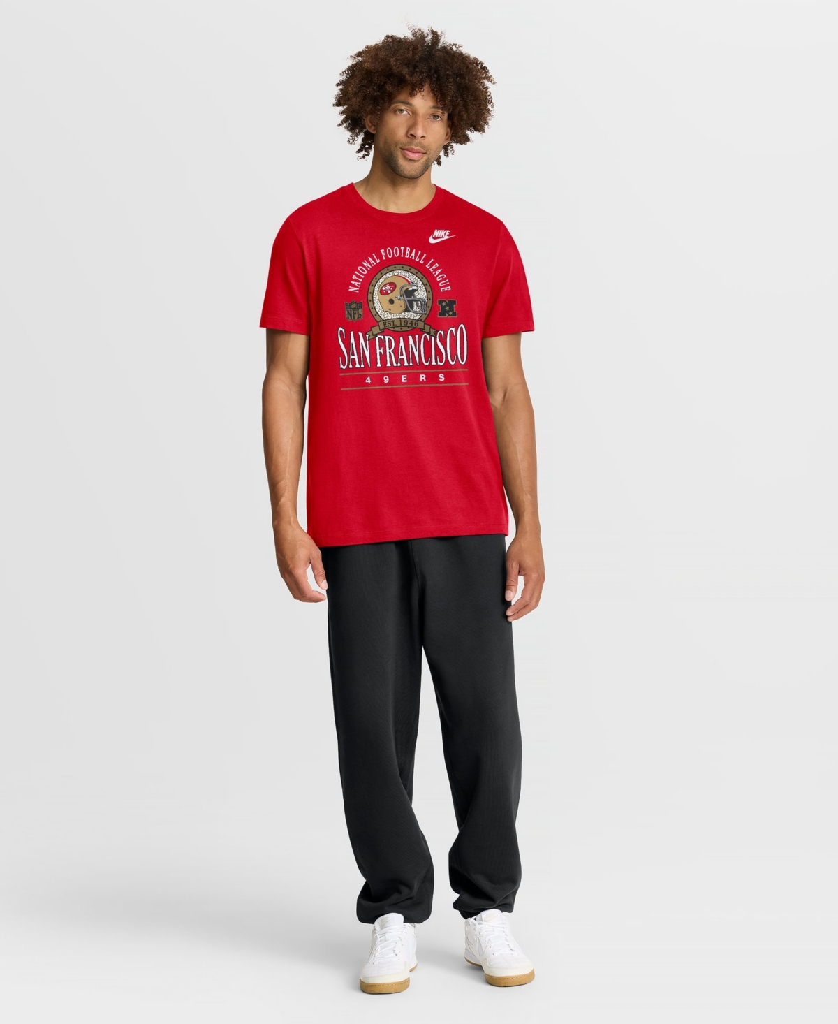 Nike Men's San Francisco 49ers Rewind Essential Screen-Print T-Shirt