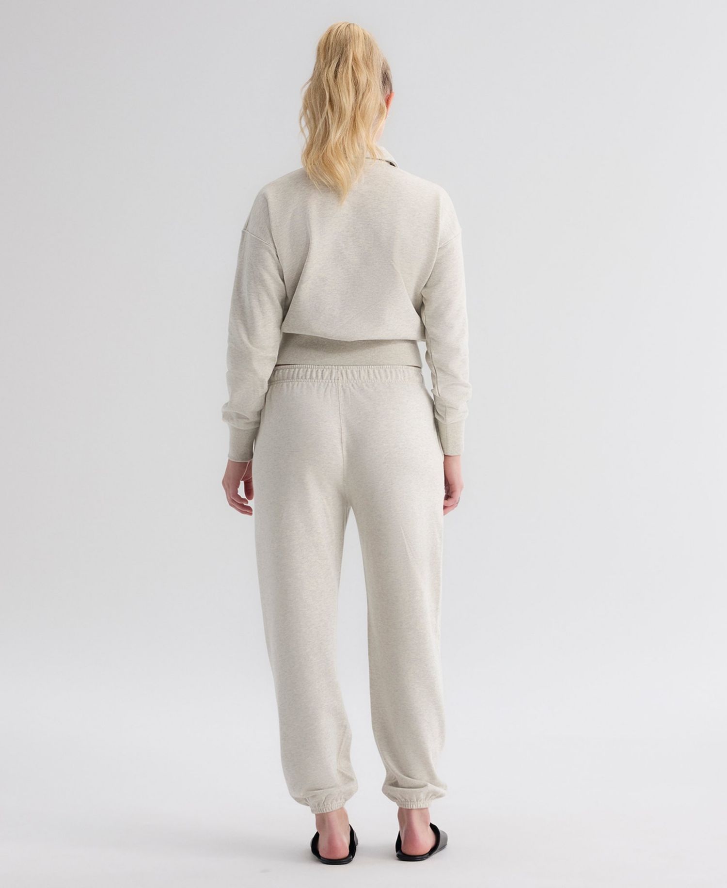 Women's Los Angeles Dodgers Iconic High-Rise Terry Track Pants