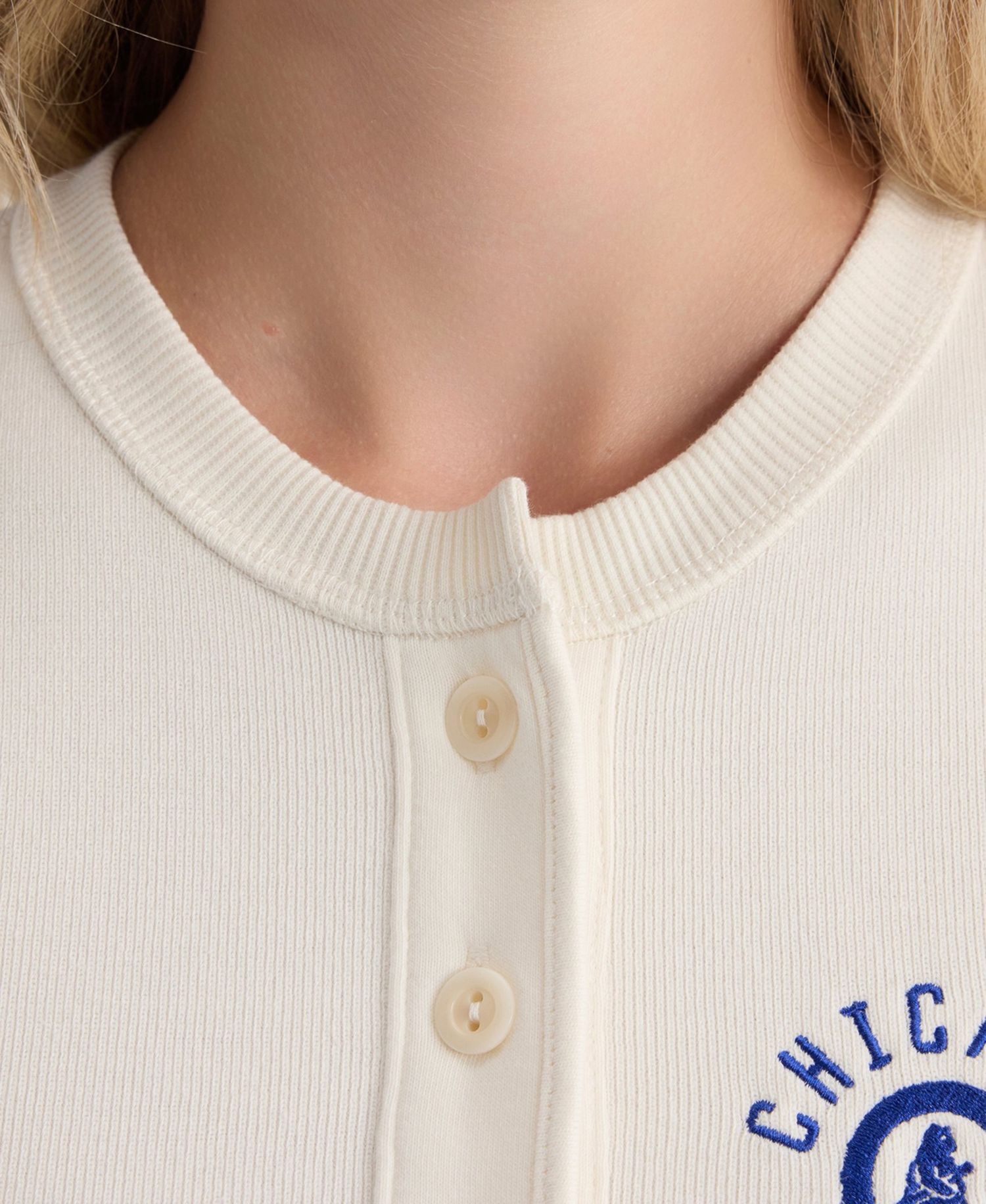 Women's Chicago Cubs Iconic Ribbed Knit Cropped Tank Top