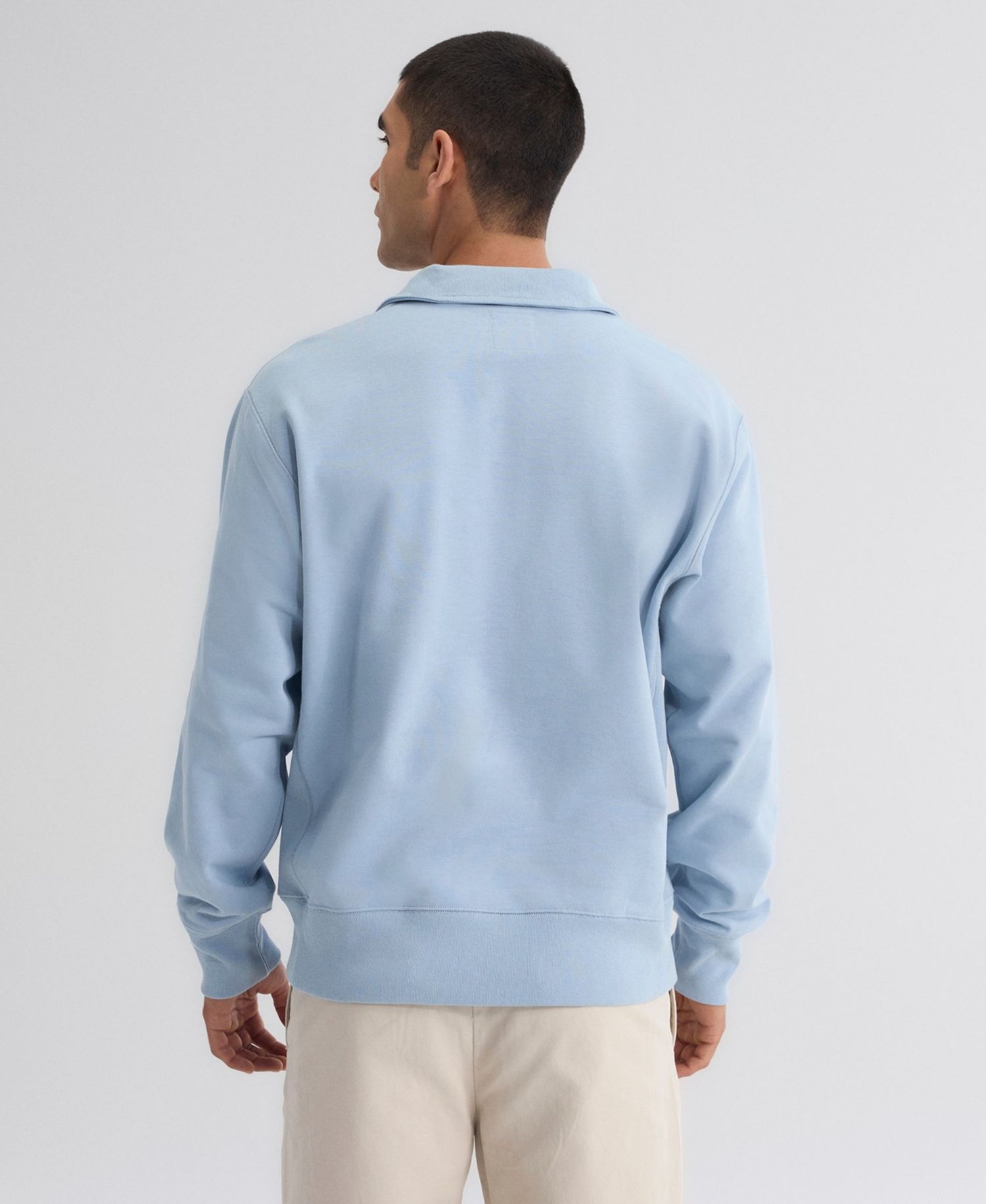 Men's Chicago Cubs Iconic Quarter-Zip Relaxed-Fit Sweatshirt