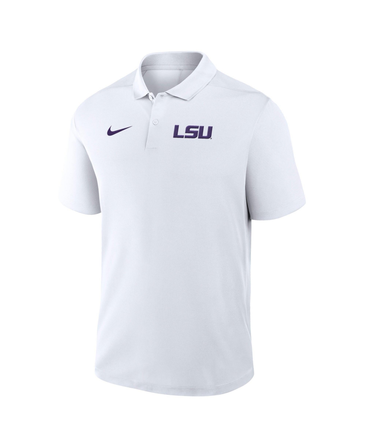 Nike Men's Lsu Tigers Primetime Victory Double-Pique Polo Shirt