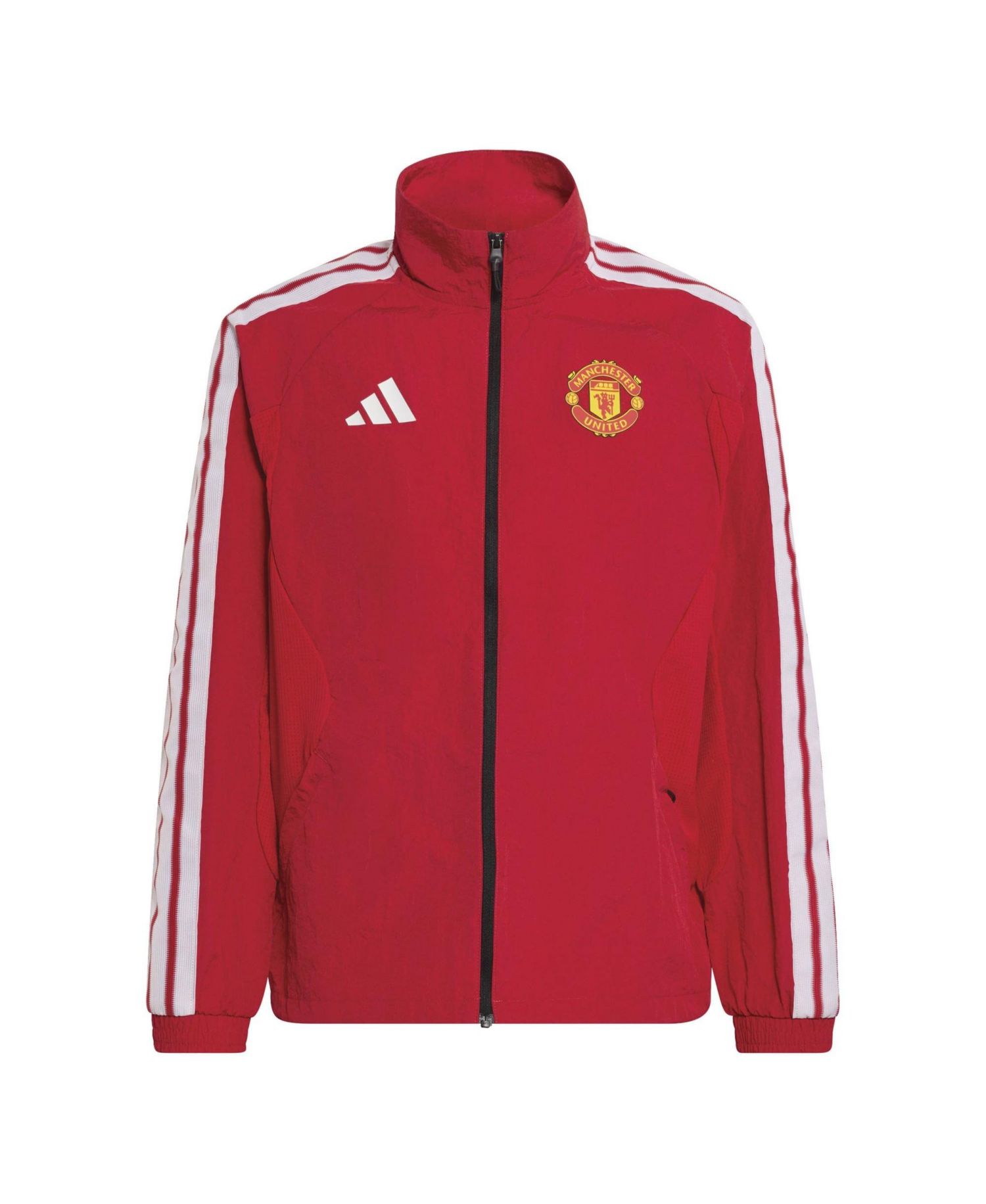 Boys' and Girls' Manchester United Anthem Full-Zip Lightweight Mock Neck Jacket