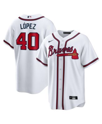 Men's Atlanta Braves Reynaldo Lopez Relaxed-Fit Home Replica Jersey