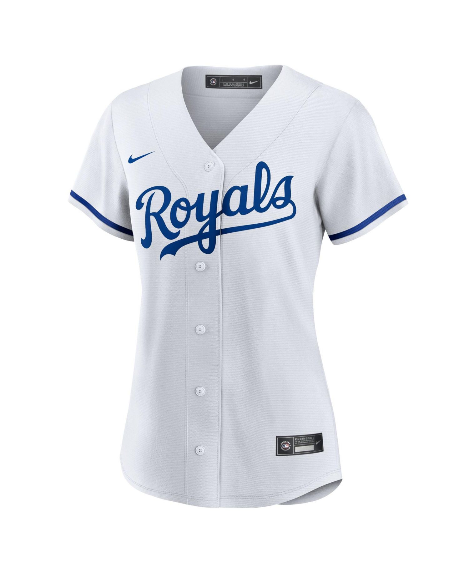 Men's Kansas City Royals S Lugo 67 Replica Short-Sleeve V-Neck Jersey