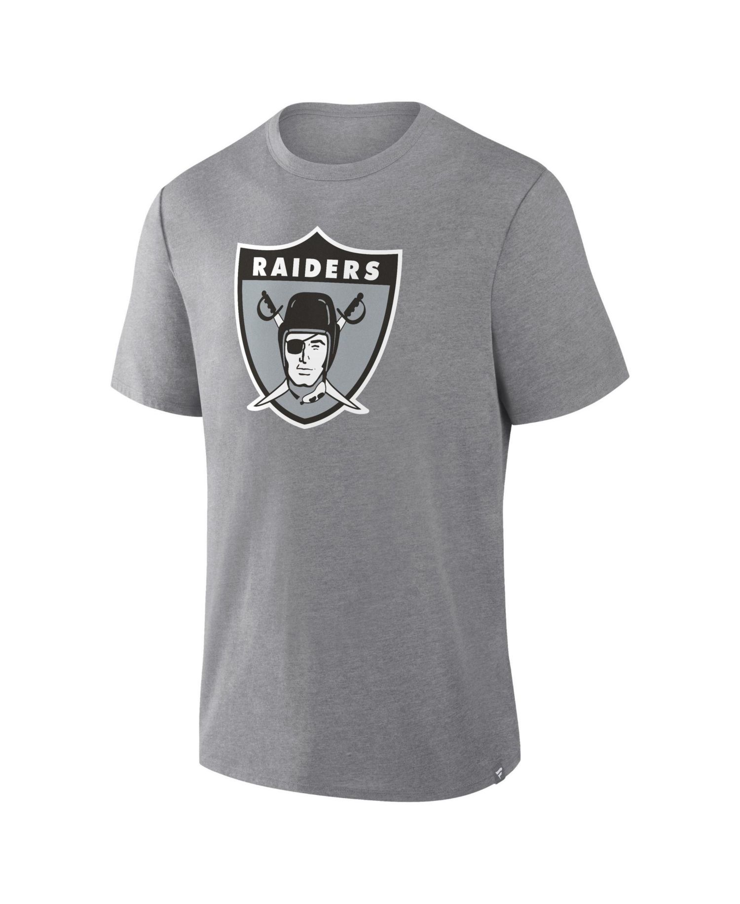 Men's Las Vegas Raiders Vintage Heritage Tribute Graphic Tri-Blend T-Shirt