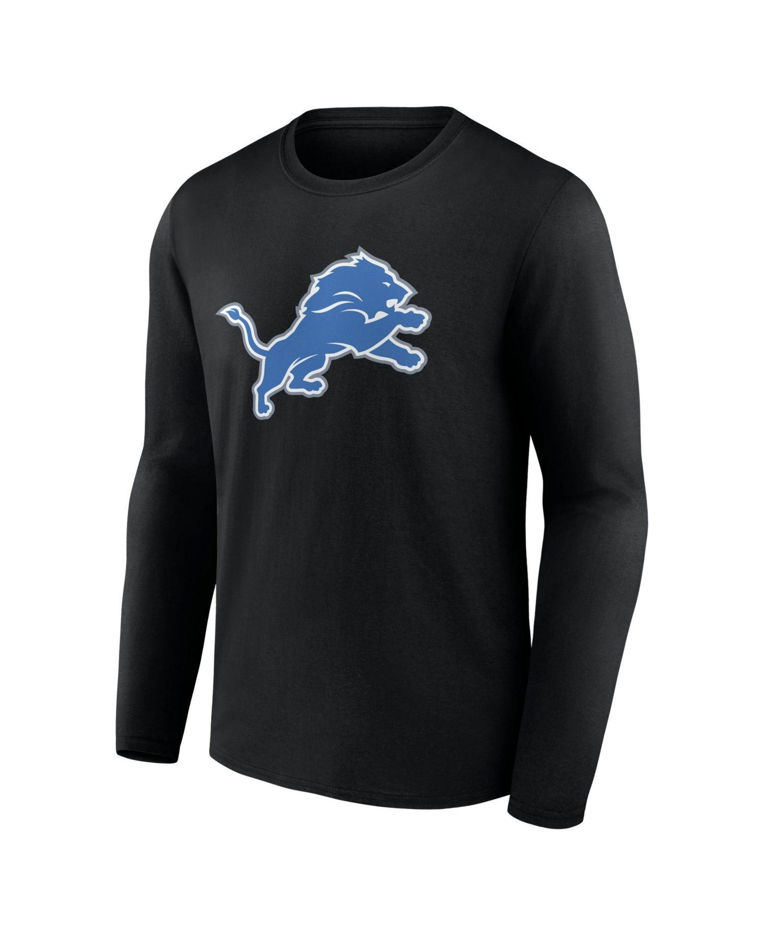 Men's Detroit Lions Long Sleeve Screen-Printed T-Shirt