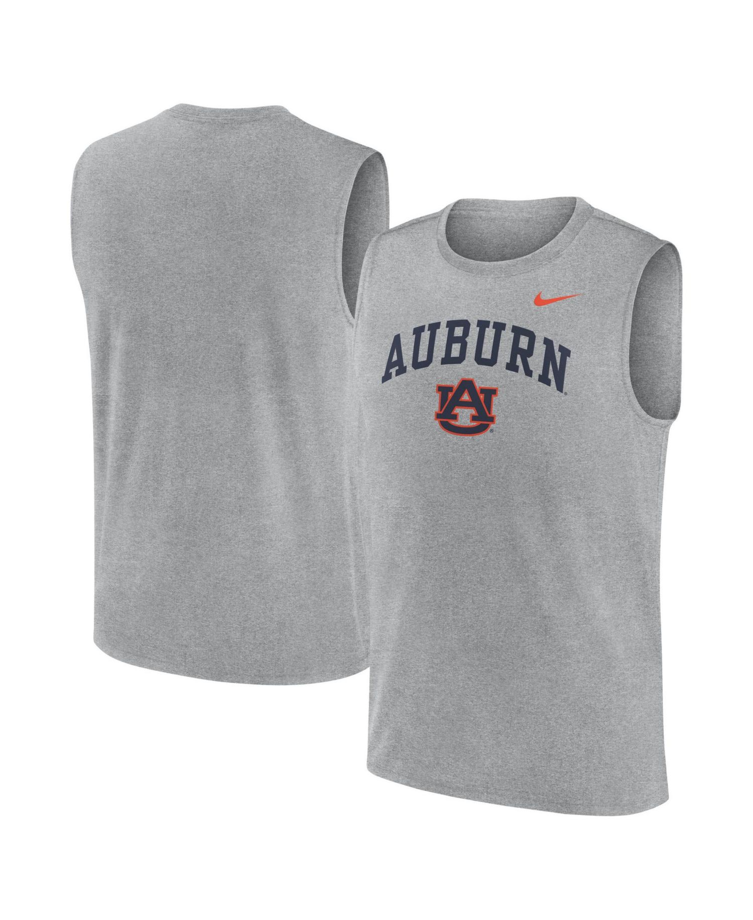 Men's Auburn Tigers Primetime Arch Legend Sleeveless Screen-Print Graphics Muscle Tank Top