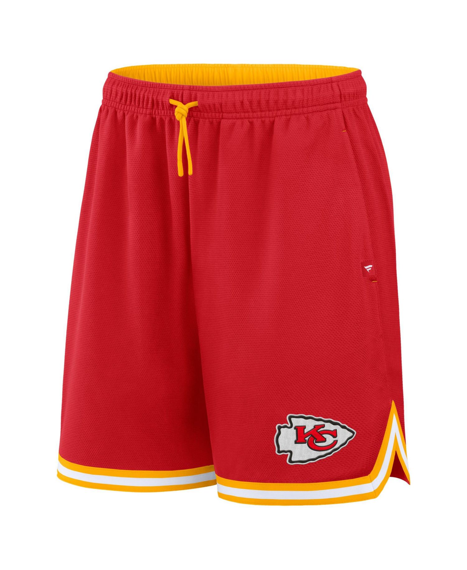 Men's Kansas City Chiefs Fearless Drive Pique Mesh Adjustable Shorts, 7" Inseam