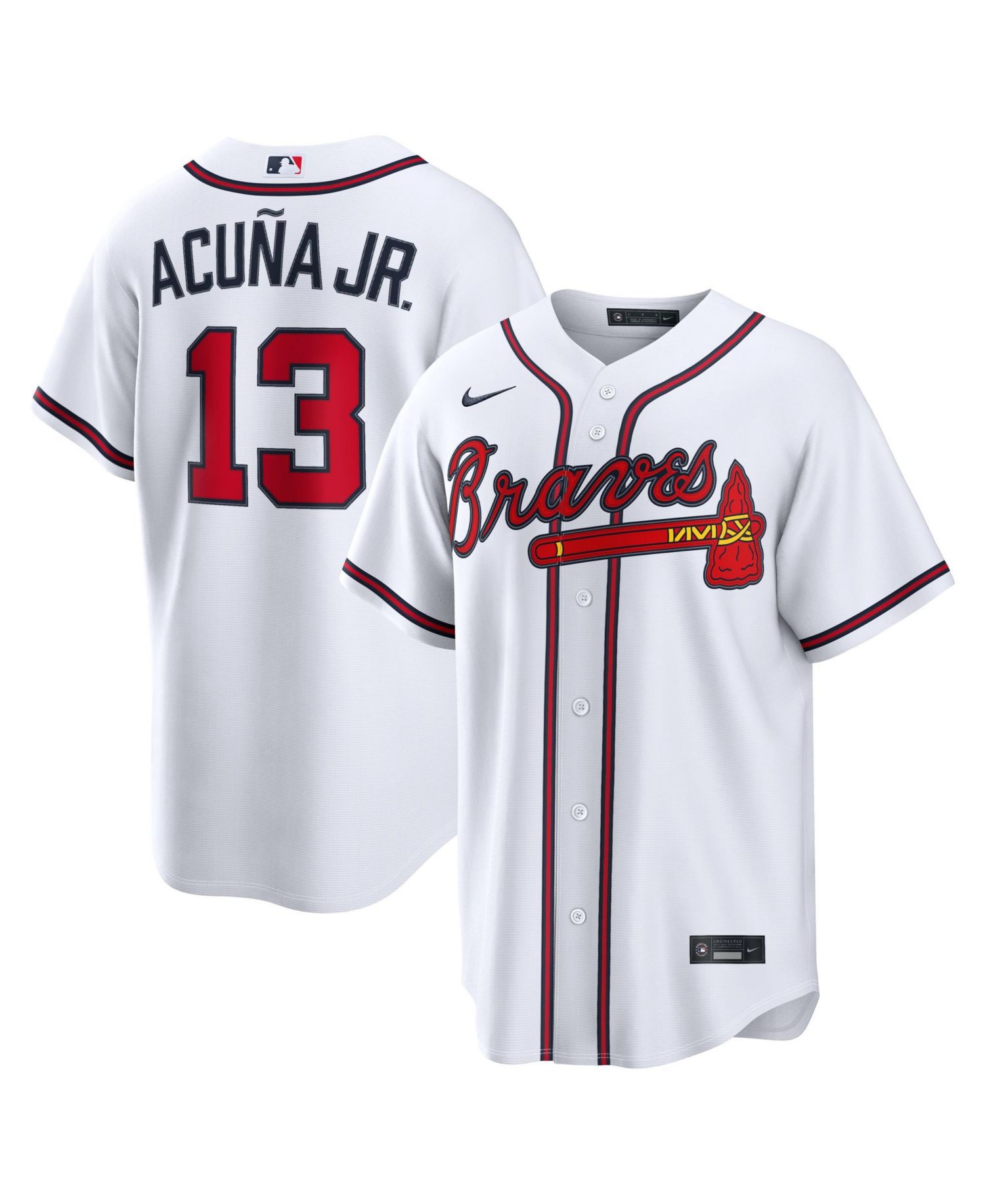 Men's Ronald Acu&ntilde;a Jr. Atlanta Braves Home Replica Jersey