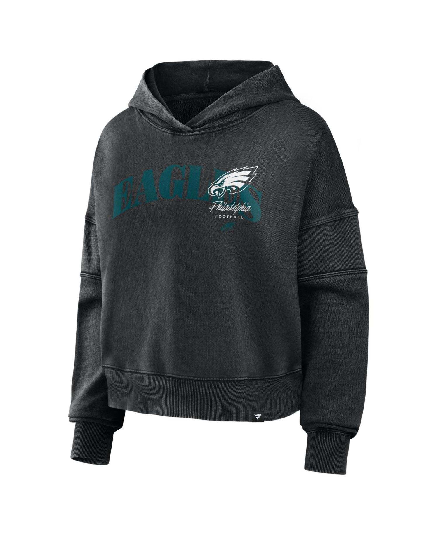 Women's Philadelphia Eagles Counter Run French-Terry Oversized Pullover Hoodie