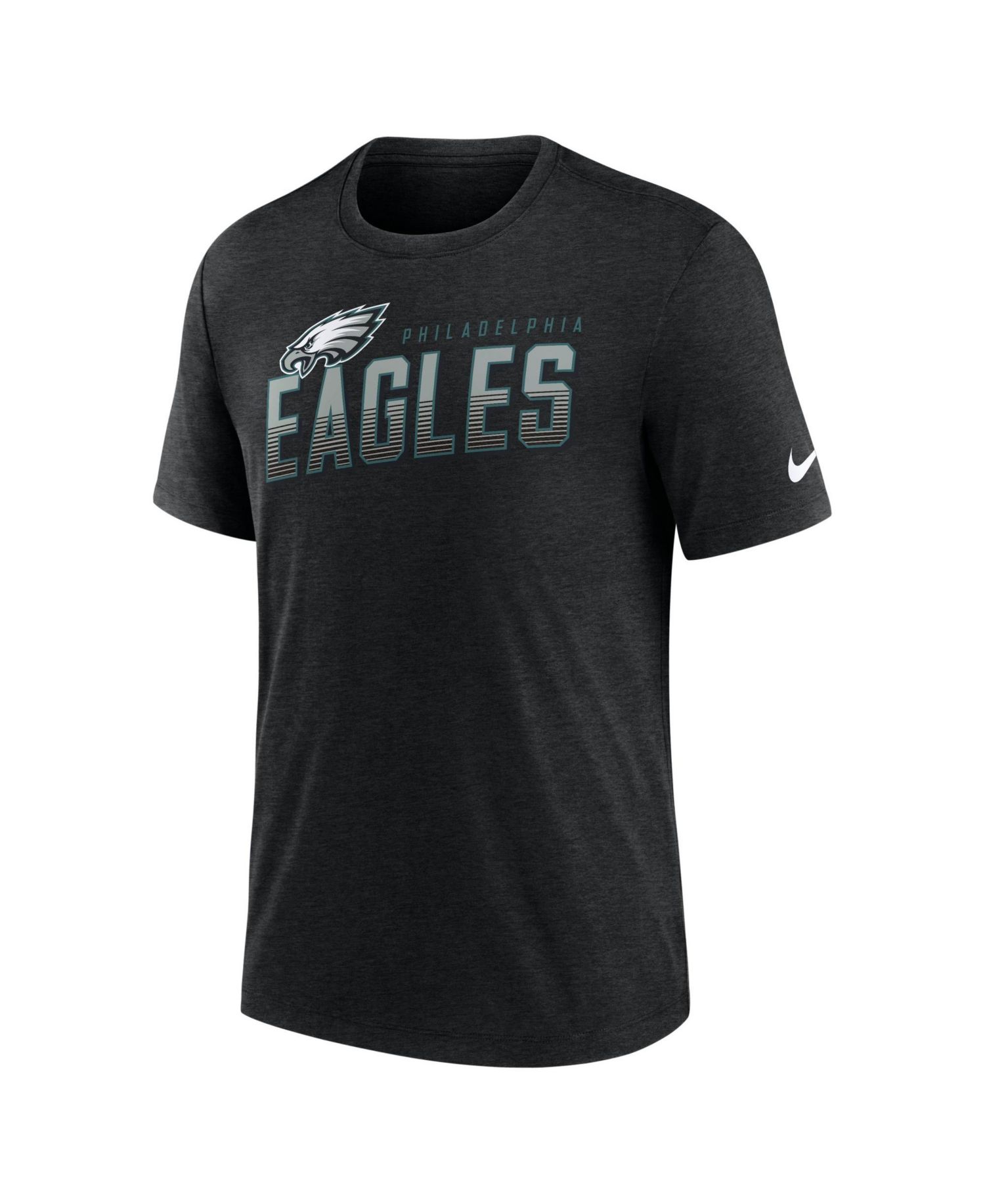 Men's Philadelphia Eagles Believe The Game Tri-Blend Screen-Print T-Shirt