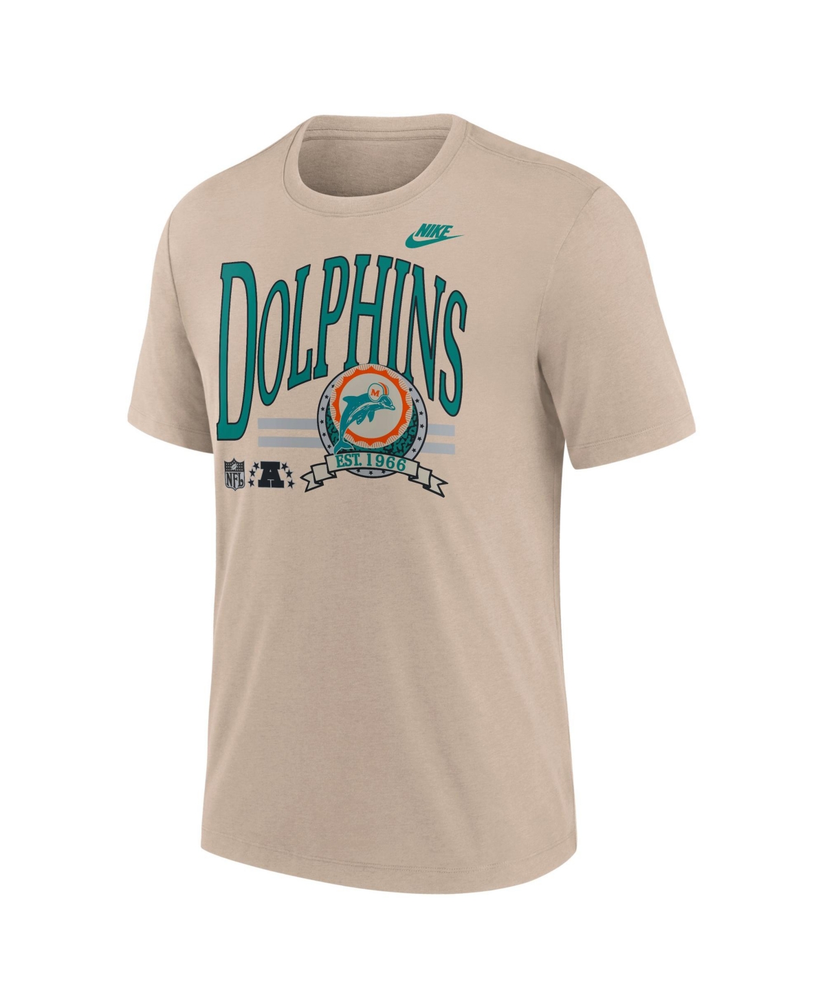 Nike Men's Miami Dolphins Vintage Rewind Tri-Blend T-Shirt