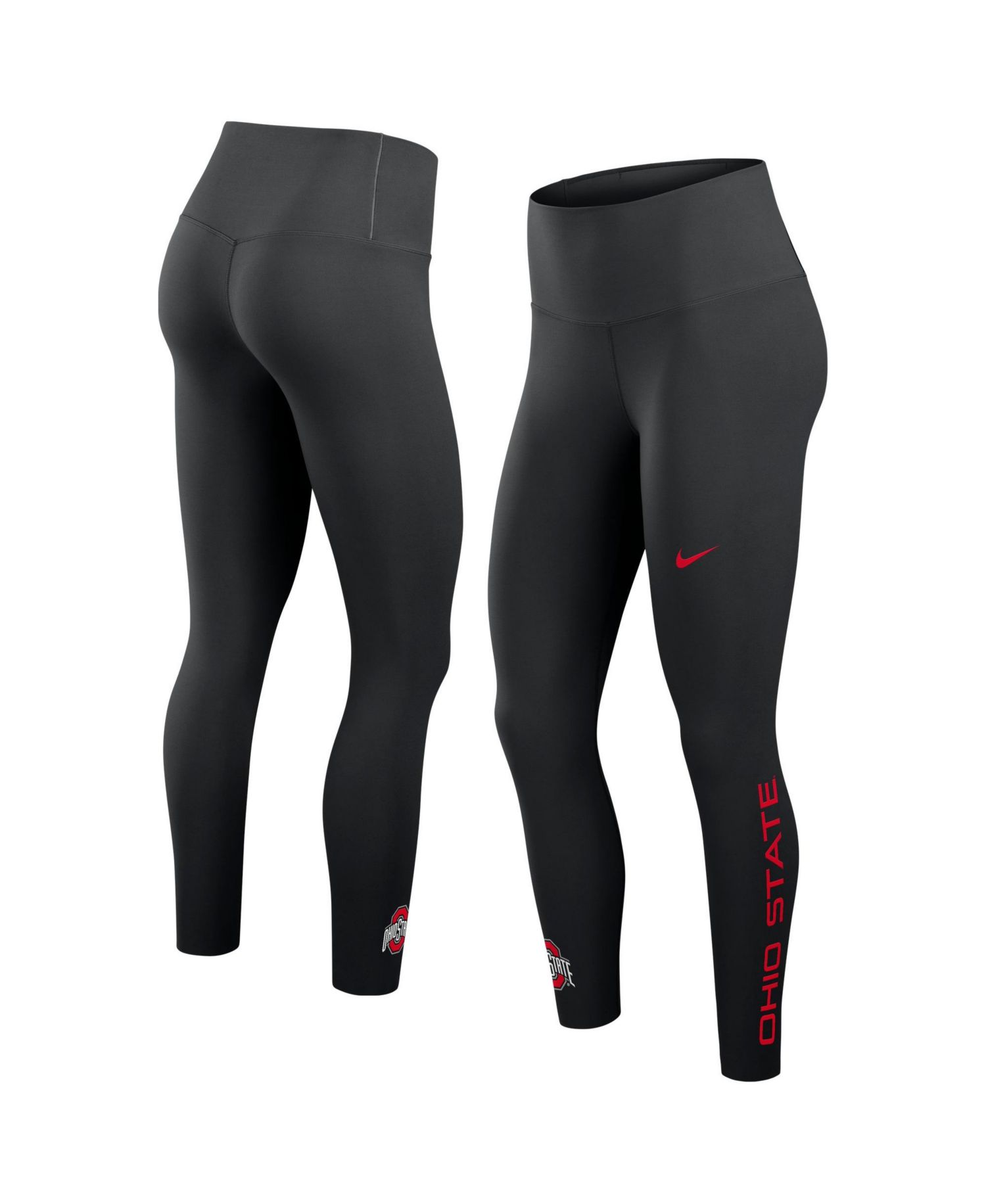 Women's Ohio State Buckeyes Zenvy High-Waisted 7/8 Dri-FIT Leggings