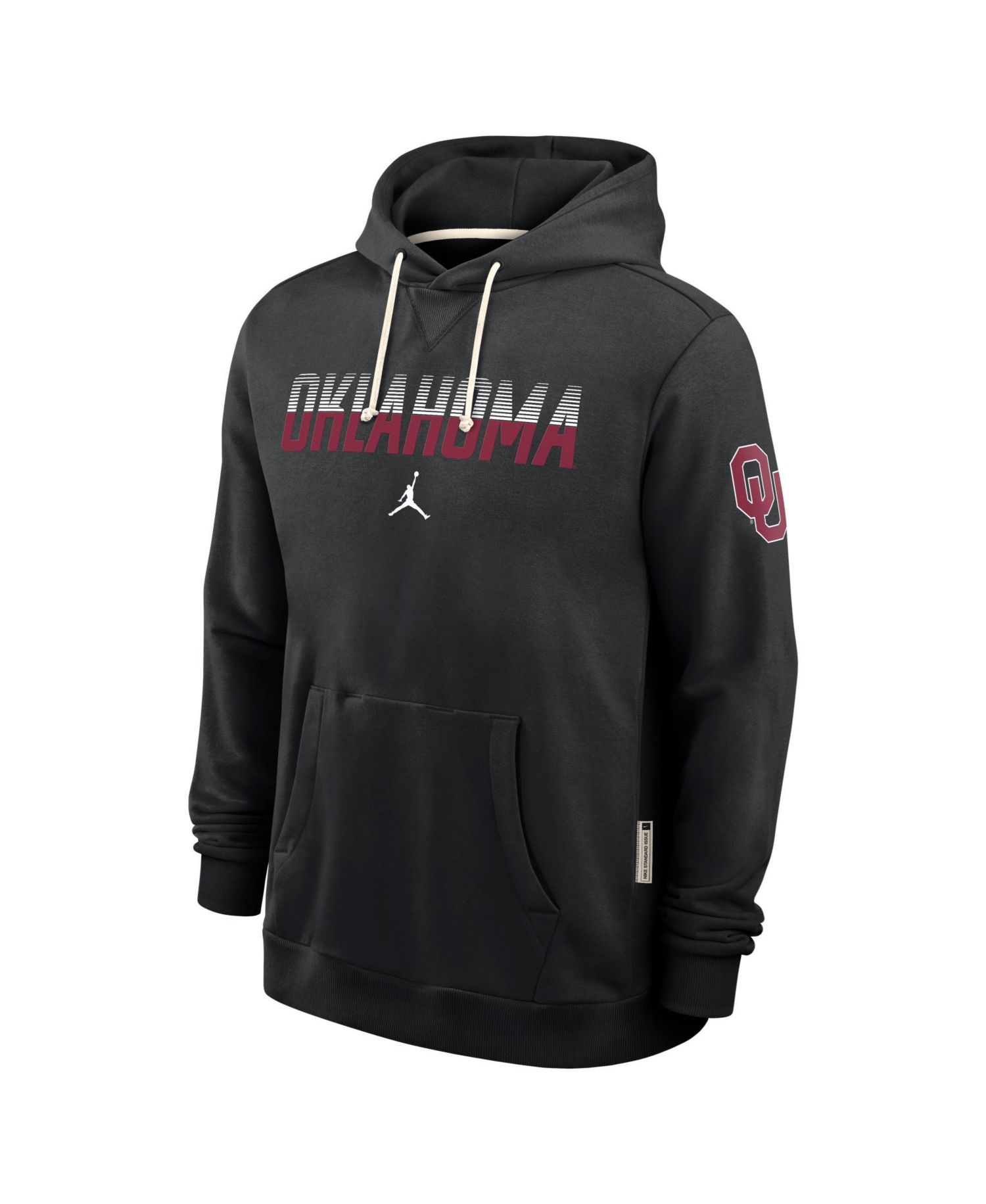 Men's Oklahoma Sooners 2026 Sideline Standard Issue Fleece Loose-Fit Pullover Hoodie