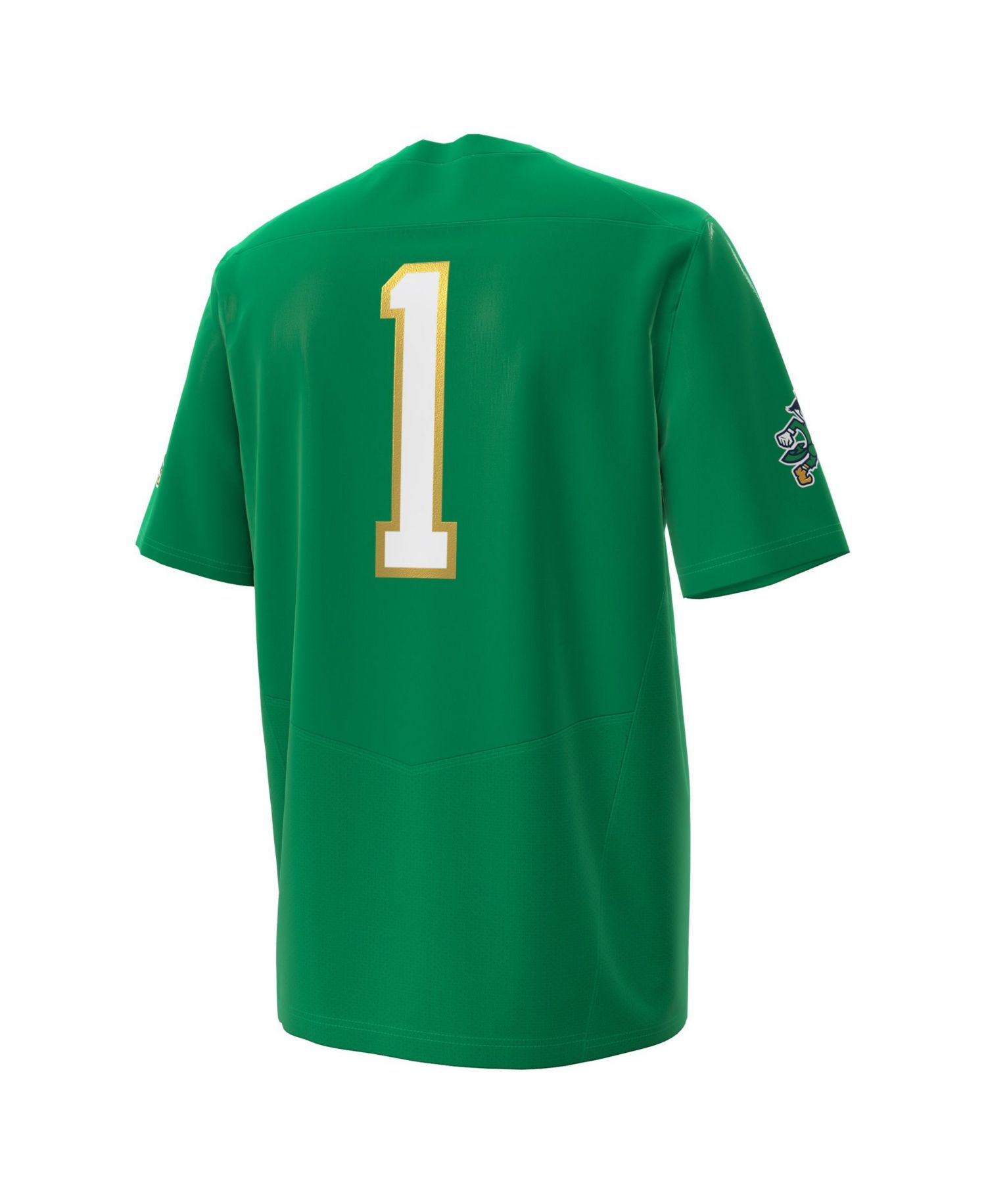 Men's Notre Dame Fighting Irish Wear Green Replica Relaxed-Fit Football Jersey
