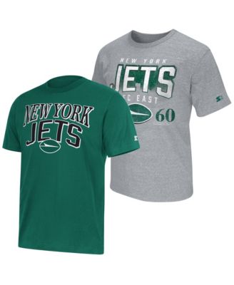 Men's New York Jets Graphic-Logo Classic-Fit Distressed T-Shirts, 2-Piece Set