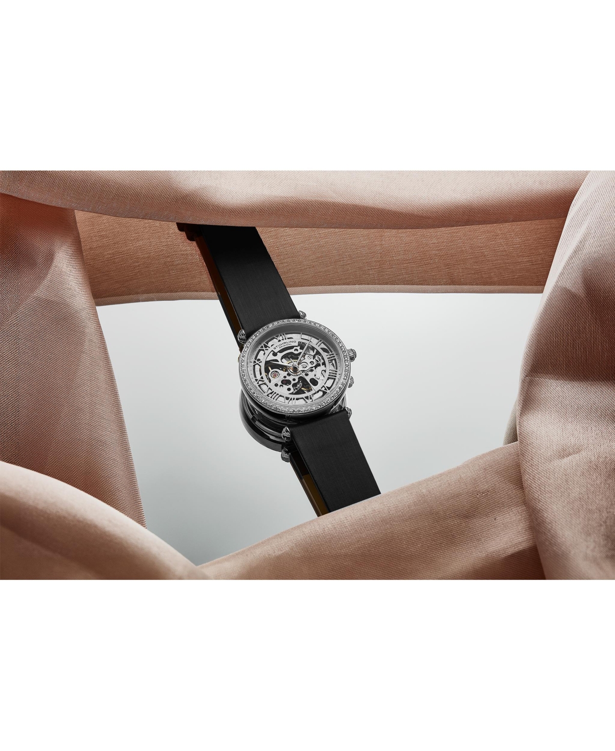 Stuhrling Women's Legacy Leather , Silver-Tone Dial