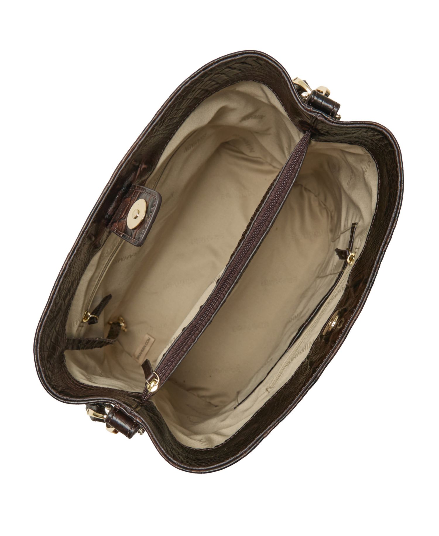 Celina Shadow Small Leather Bucket Bag
