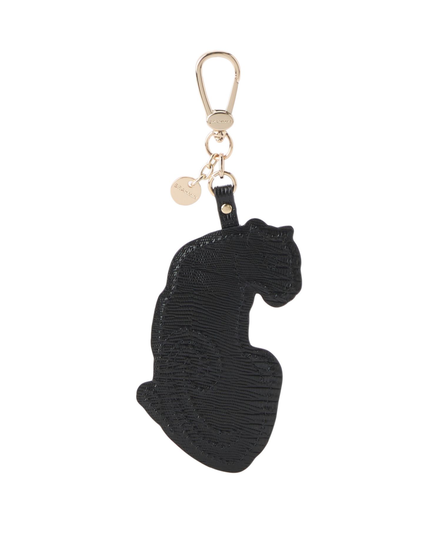 Leather Leopard Bag Charm