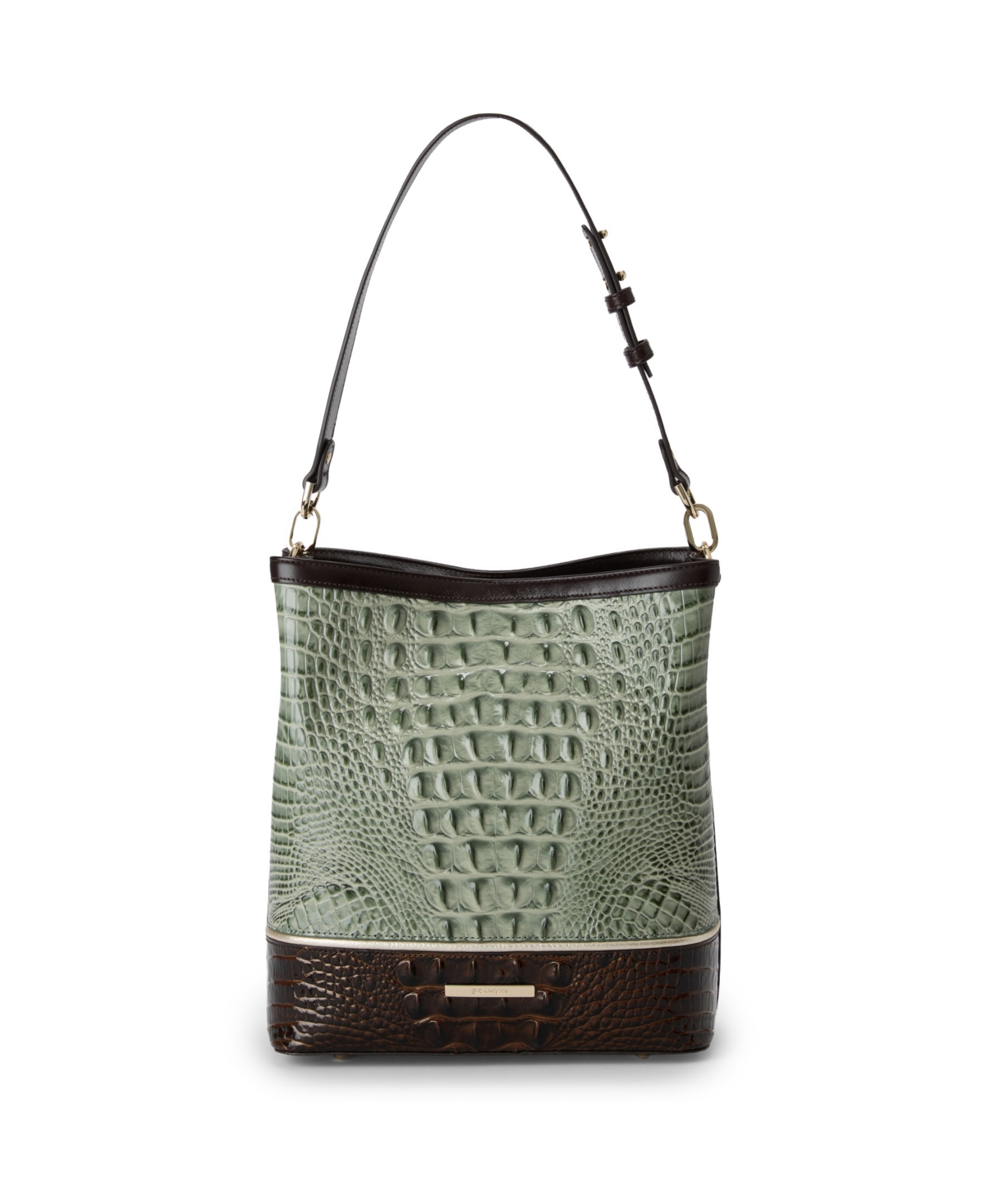 Brahmin Celina Northway Small Bucket Handbag In Softgrass