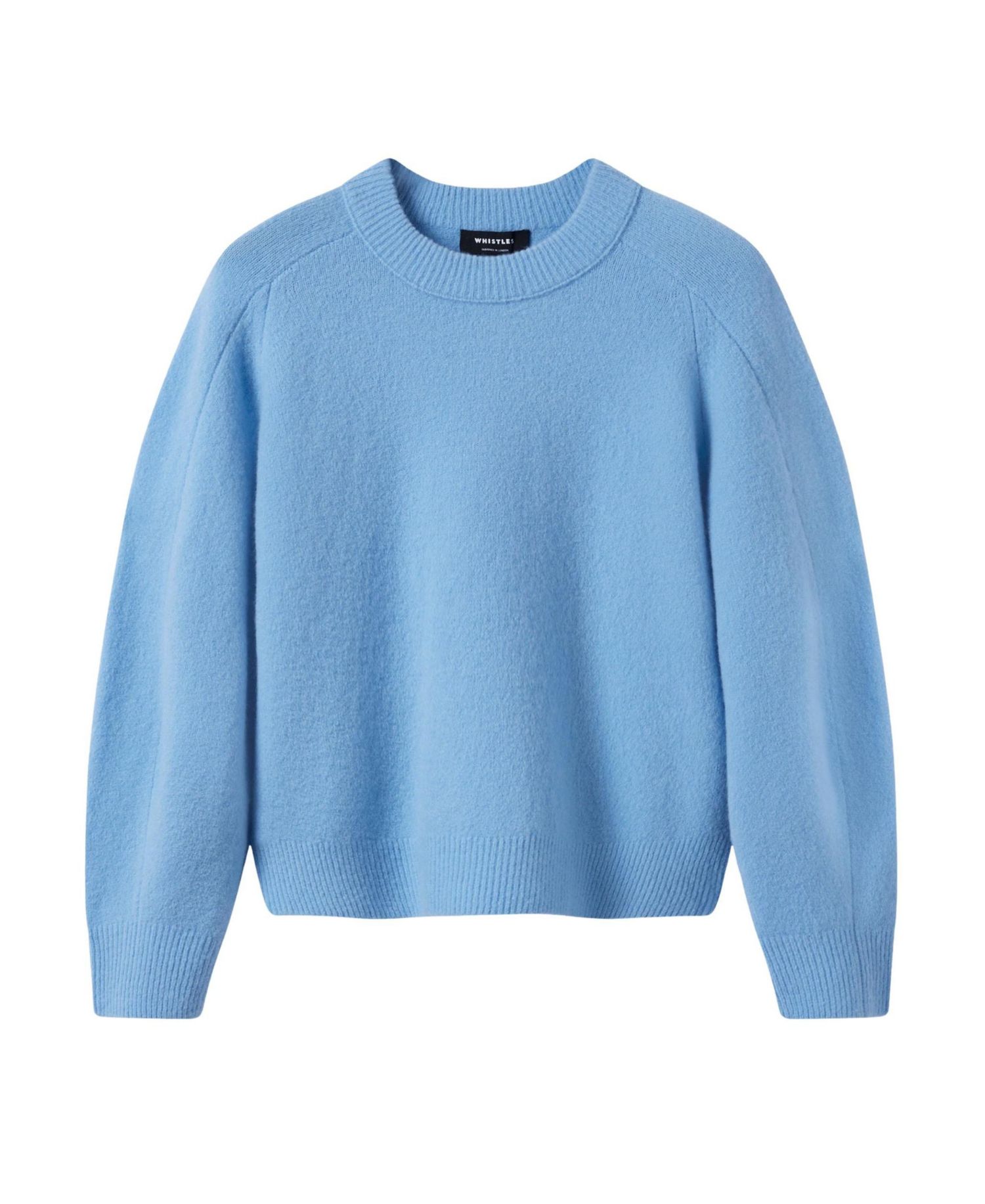 Women's Curved Hem Crewneck Sweater