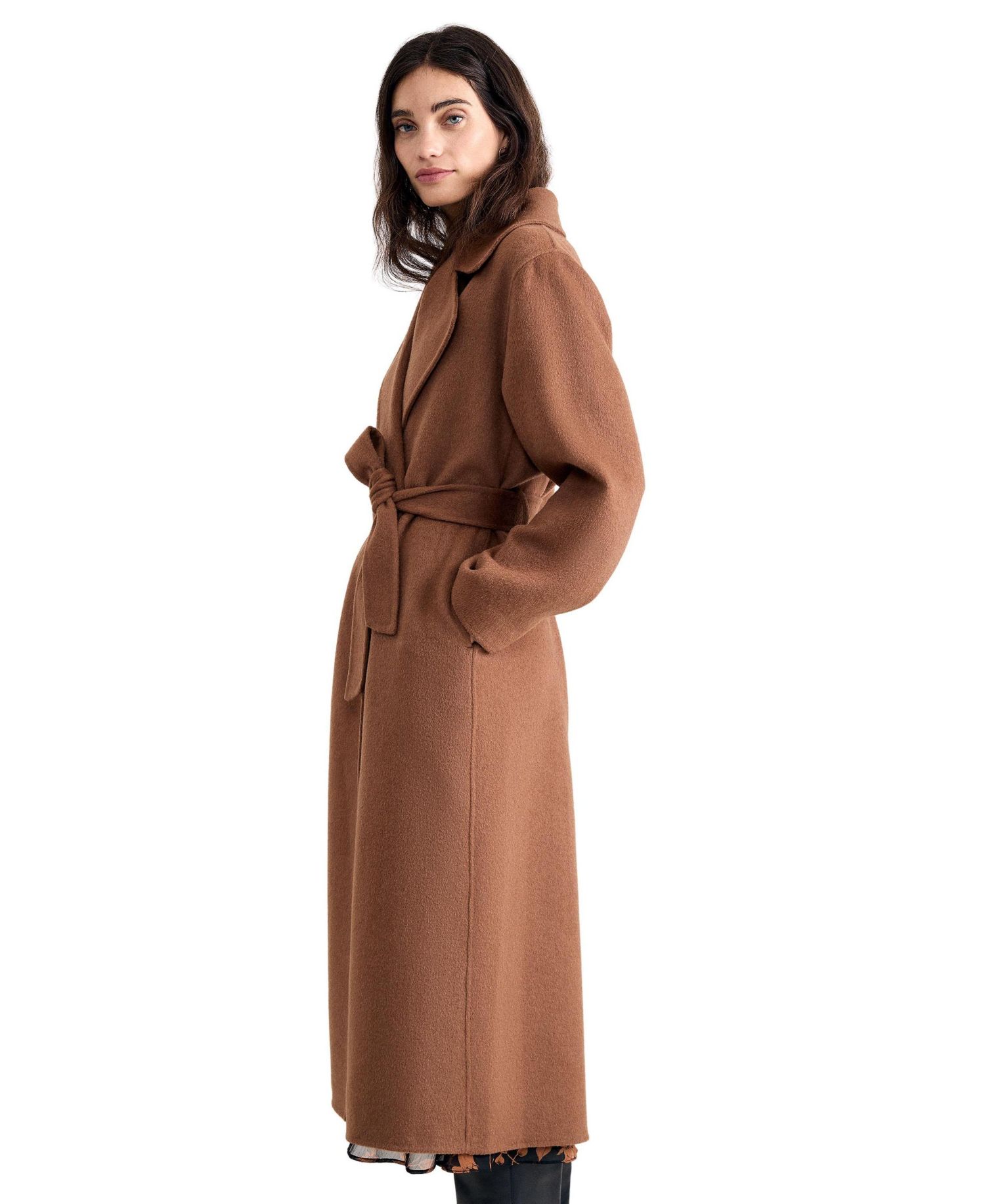 Women's Darcy Double-Face Belted Wrap Coat
