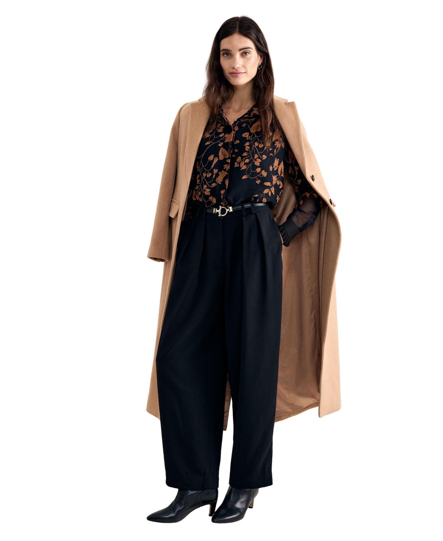 Women's Clenence Floral Sheer Blouse