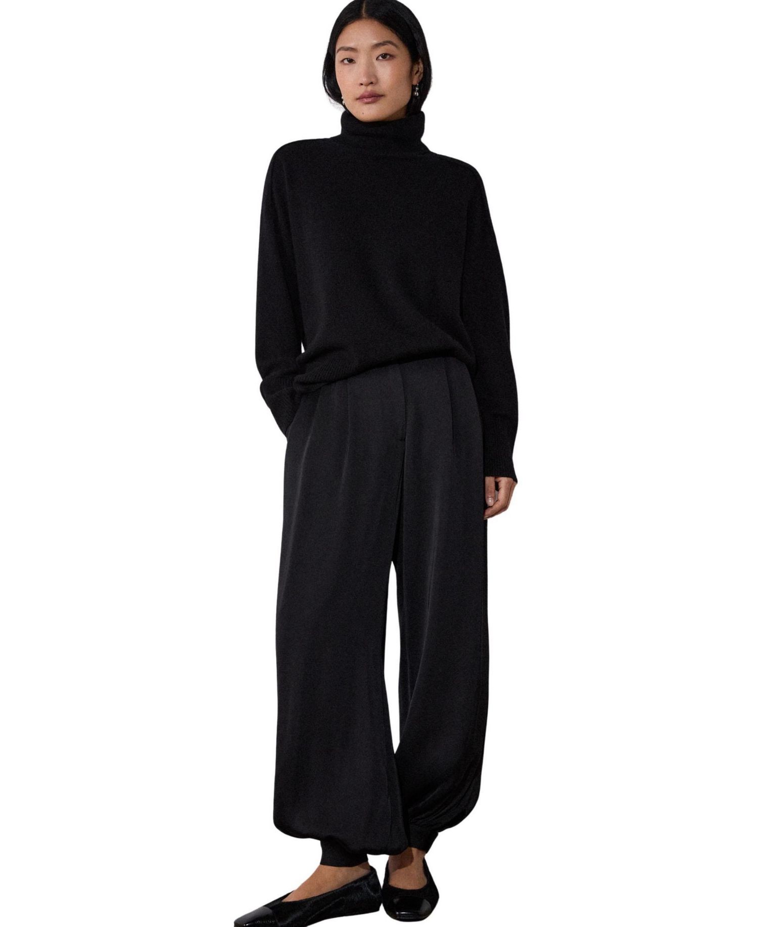 Women's Cashmere Turtleneck Sweater