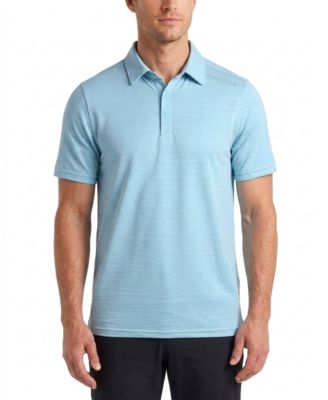 Men's Jacquard Knit Polo Shirt