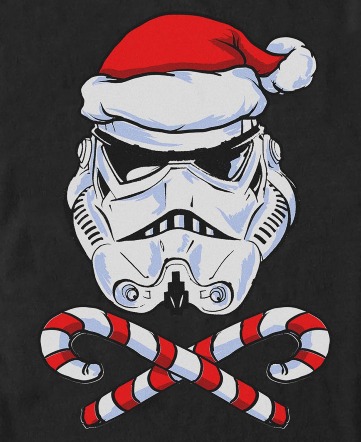 Мужская футболка Fifth Sun Star Wars Santa Trooper Holiday Graphic, цвет: Чёрный — фото 3