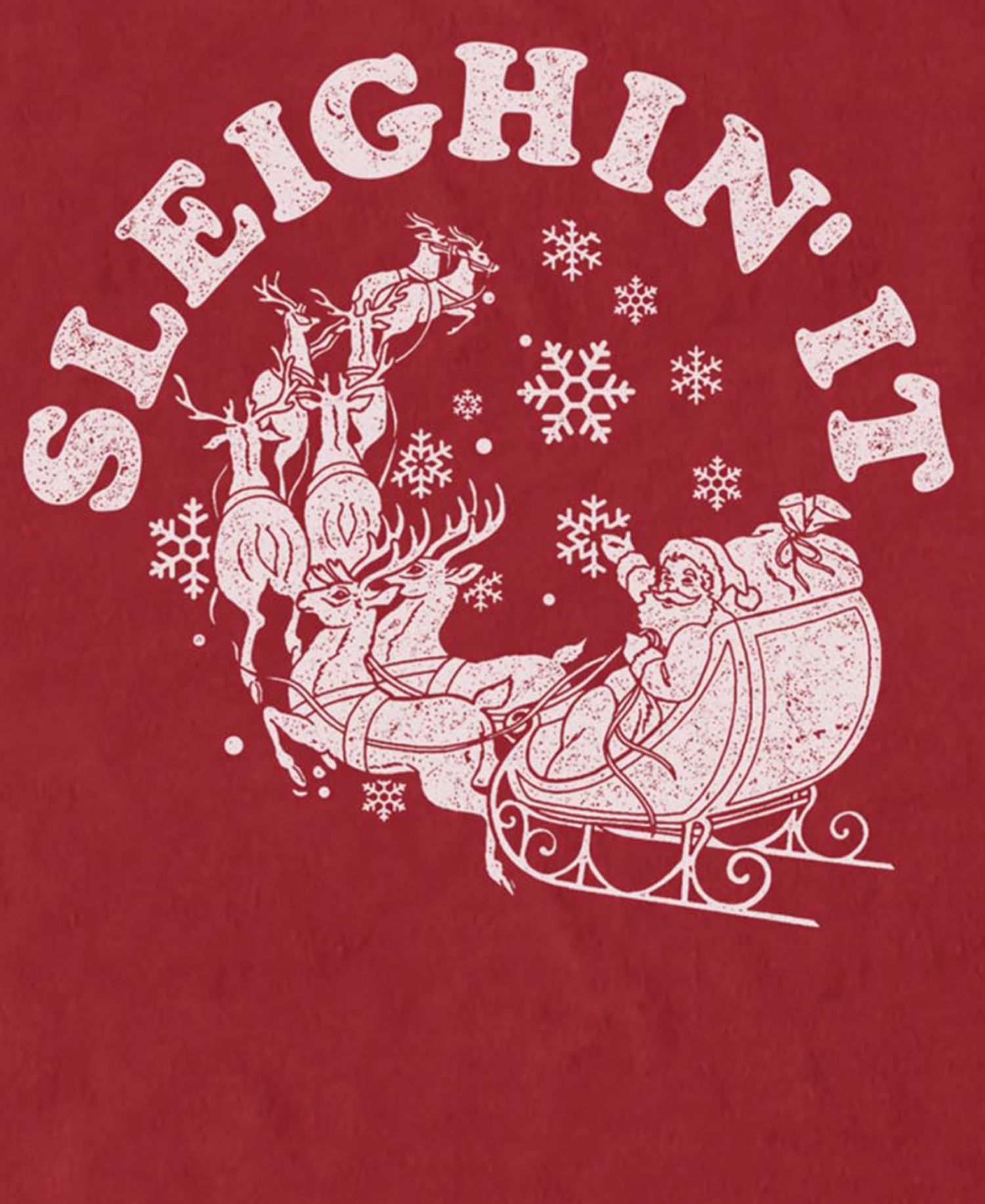 Men's Sleighin It Graphic Regular-Fit T-Shirt