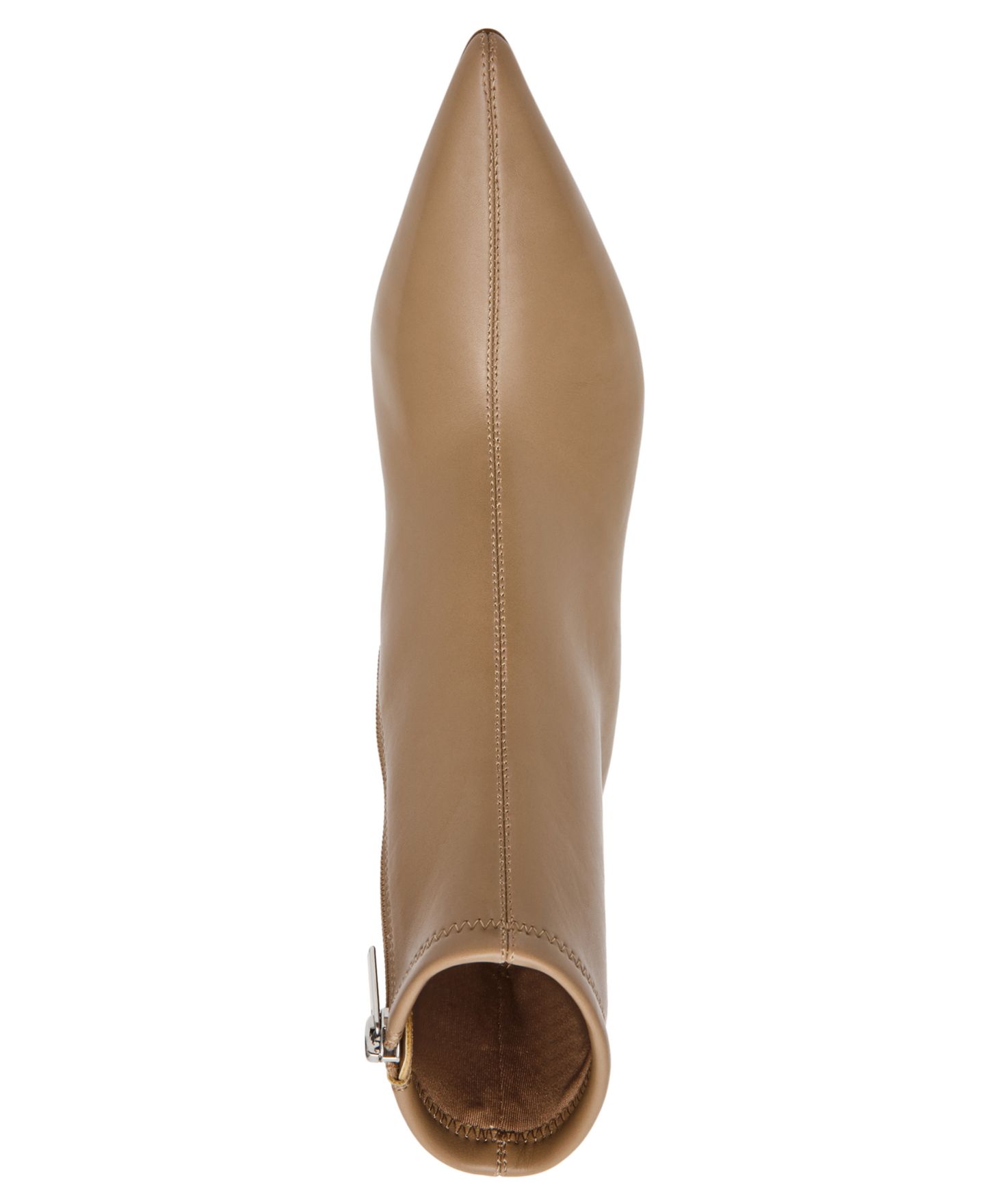 Женские ботинки Steve Madden Tashey Pointed Toe Mid-Heel Dress Booties, цвет: Серо-коричневый — фото 4