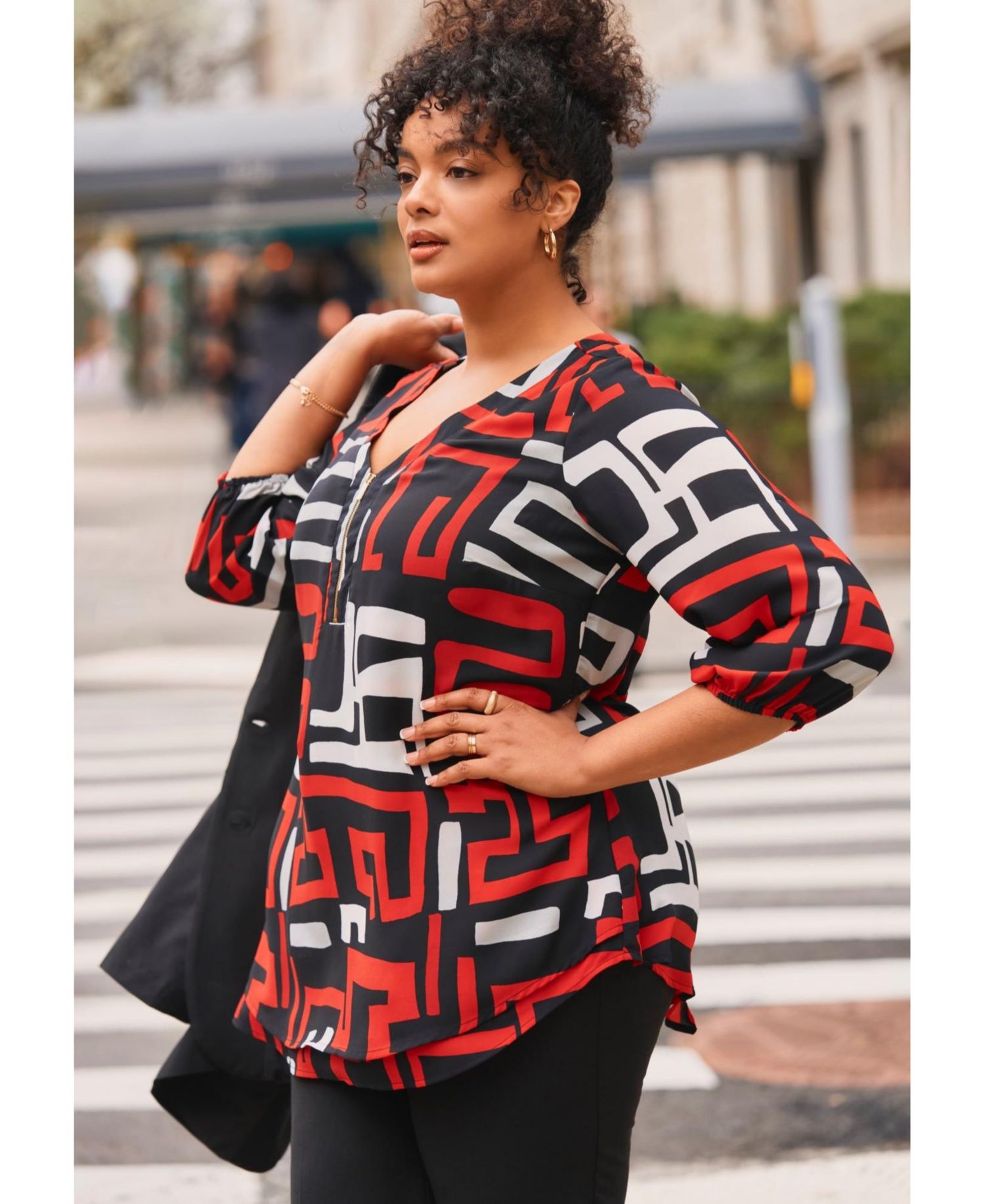 Women's Meila Zip Top
